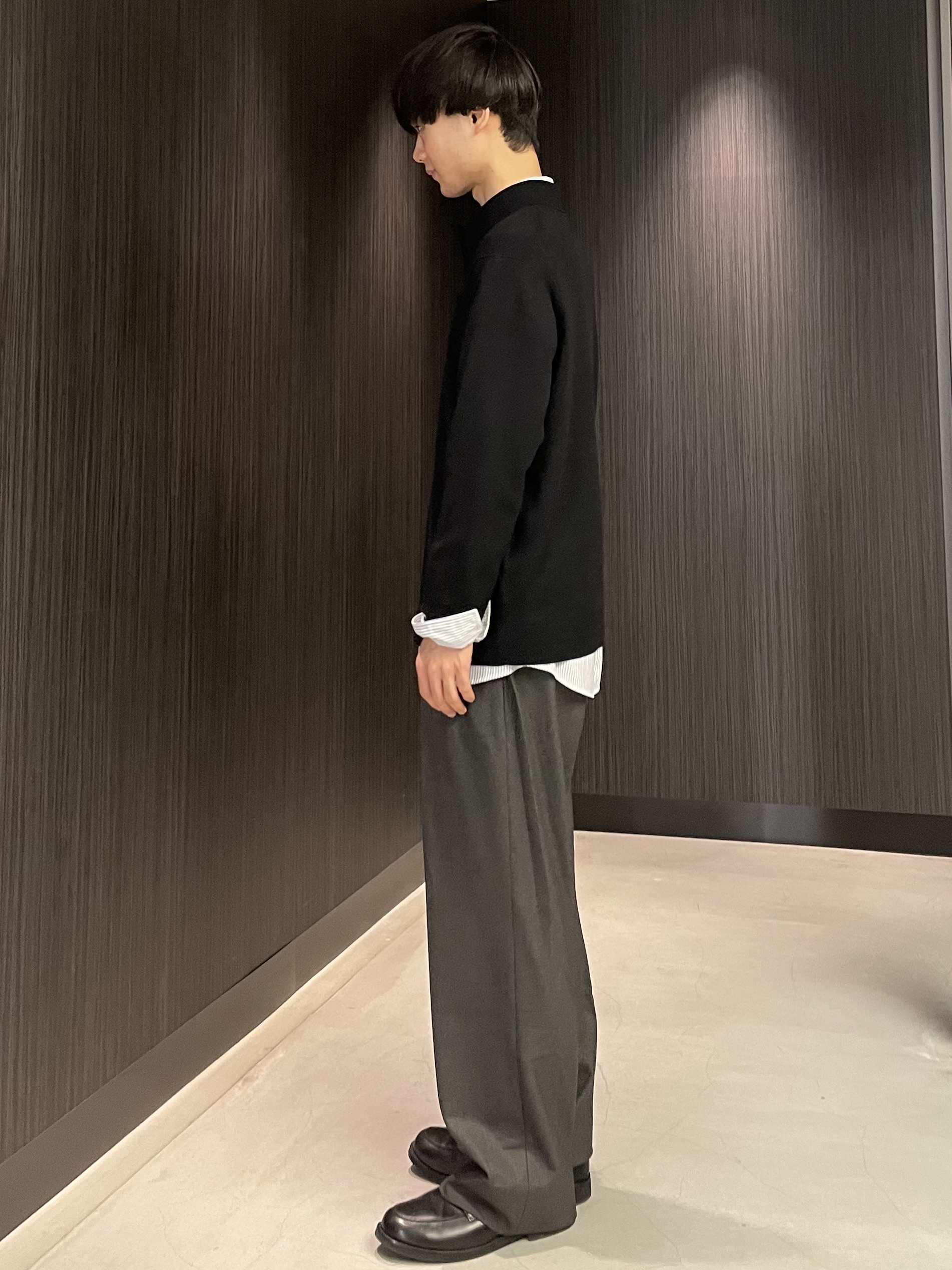 Okdさんの「TAKEO KIKUCHI｜レーヨン ニット ポロシャツ」を使ったコーディネート