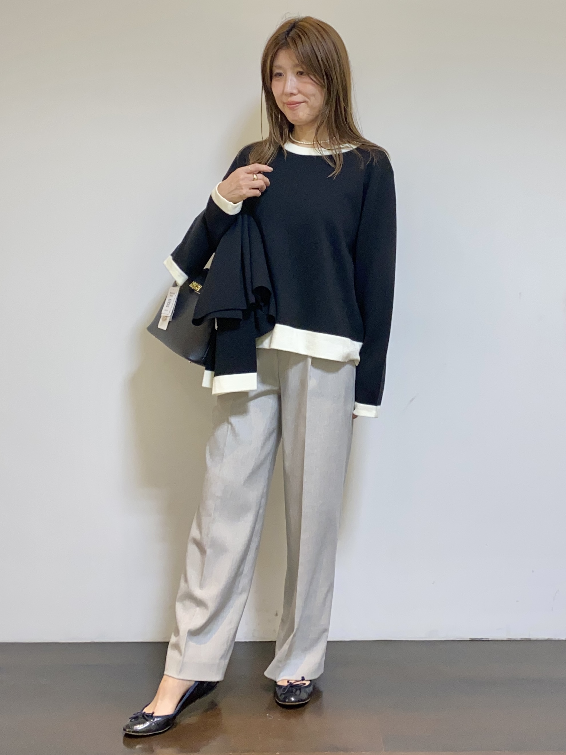 tomoさんの「UNTITLED｜【軽アウター/ウール100】ウールショートコート」を使ったコーディネート