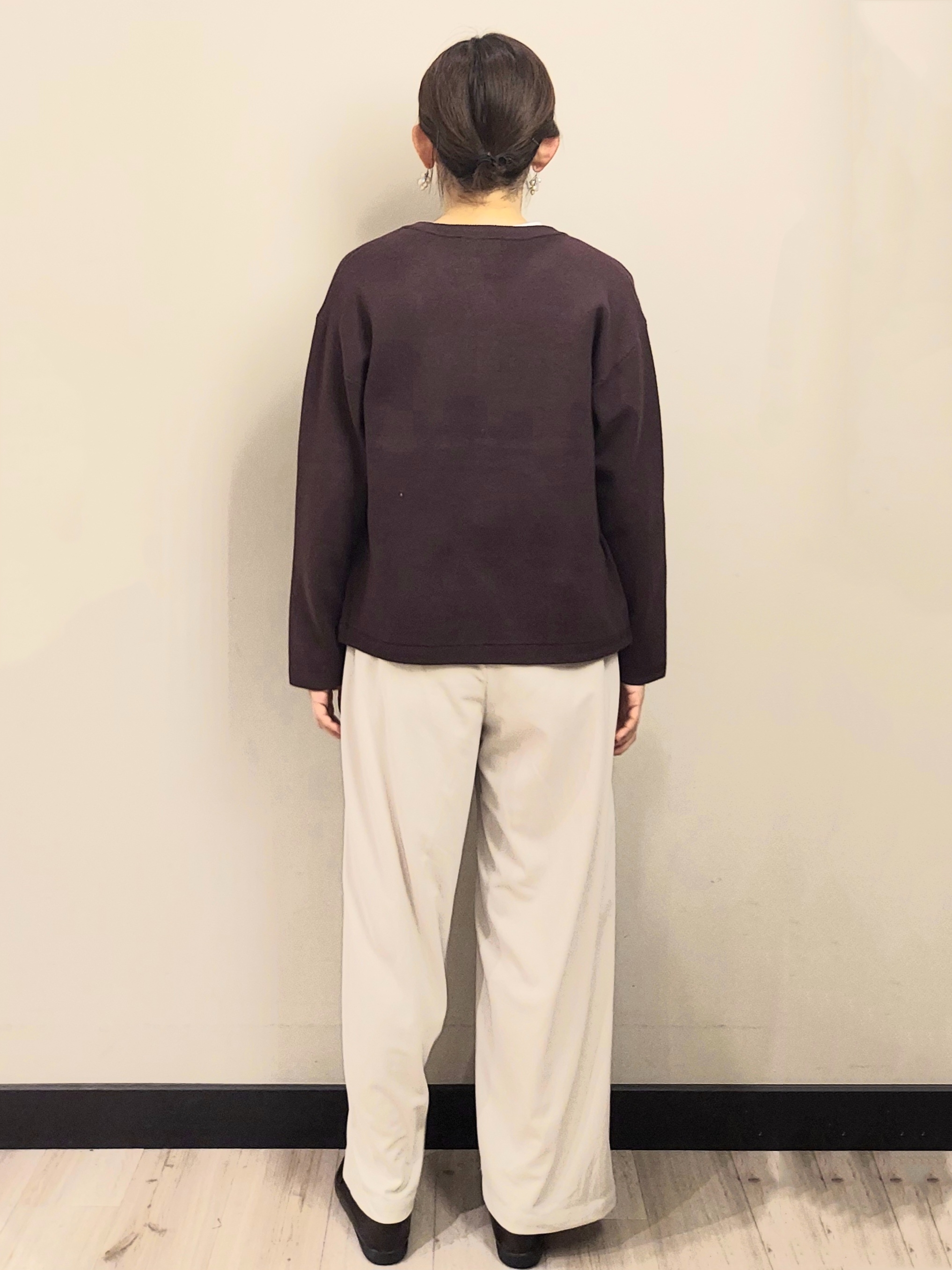 MAKIさんの「index｜【セットアップ可】ノーカラーミドルコーディガン《洗濯機OK》」を使ったコーディネート