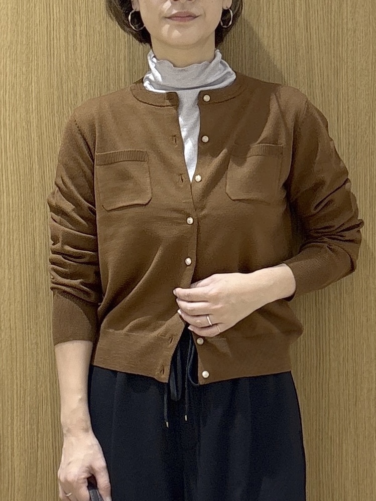 たけねぇさんの「OPAQUE.CLIP｜『THE』名品ニットカーディガン【洗濯機OK】」を使ったコーディネート