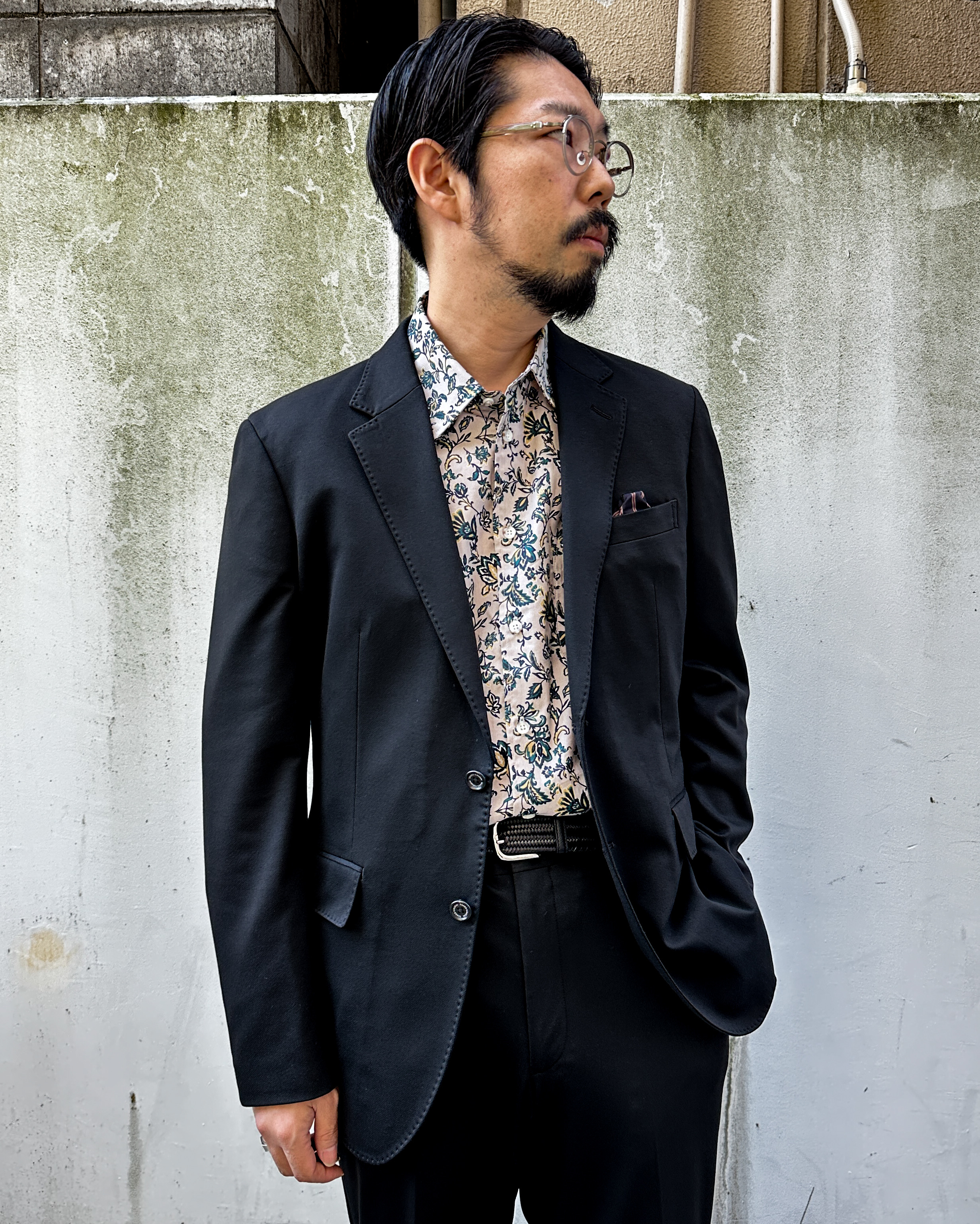 プレス増田さんの「TAKEO KIKUCHI｜【BOWLER HAT LABEL】CARREMANツイルジャージ　ジャケット」を使ったコーディネート