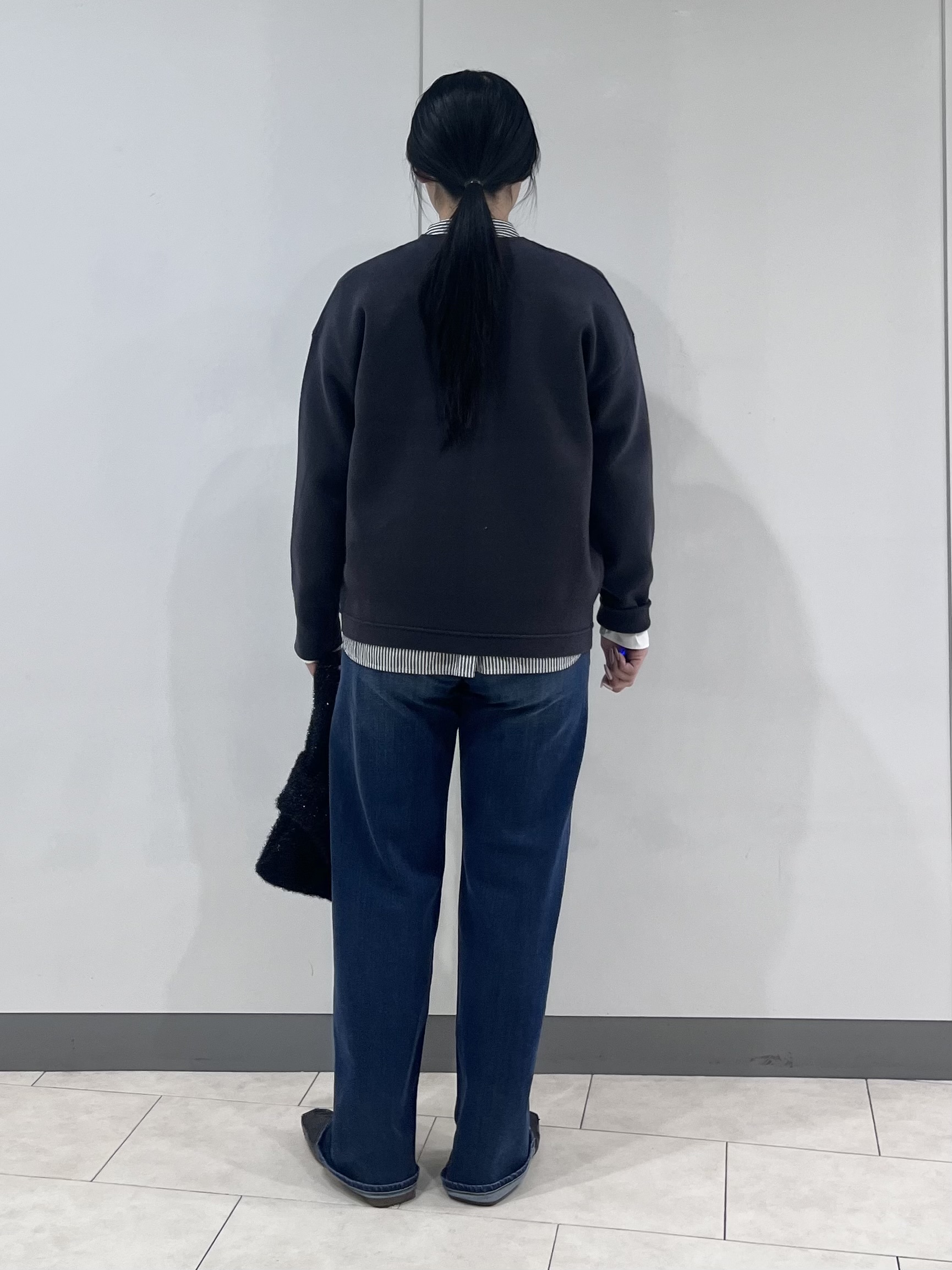 hasuさんの「INDIVI｜【ミラノリブ編み】ジップニットブルゾン」を使ったコーディネート