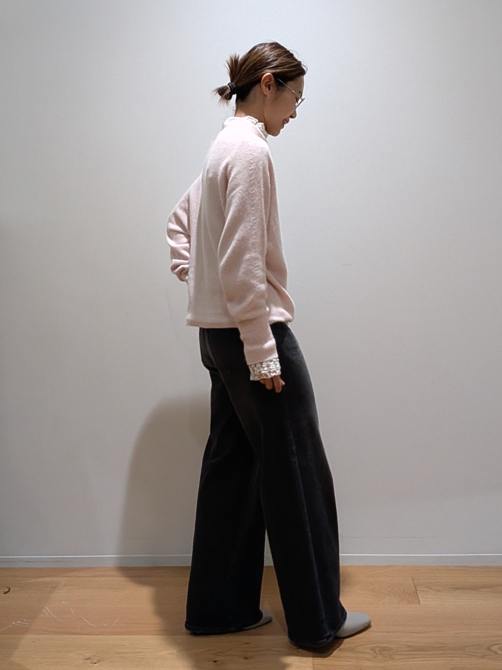 Aさんの「UNTITLED｜【重ね着レイヤード】レースハイネックトップス」を使ったコーディネート