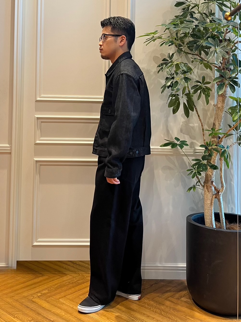 Tokuさんの「DRESSTERIOR｜【干場義雅&times;DRESSTERIOR】ブラックGジャン」を使ったコーディネート