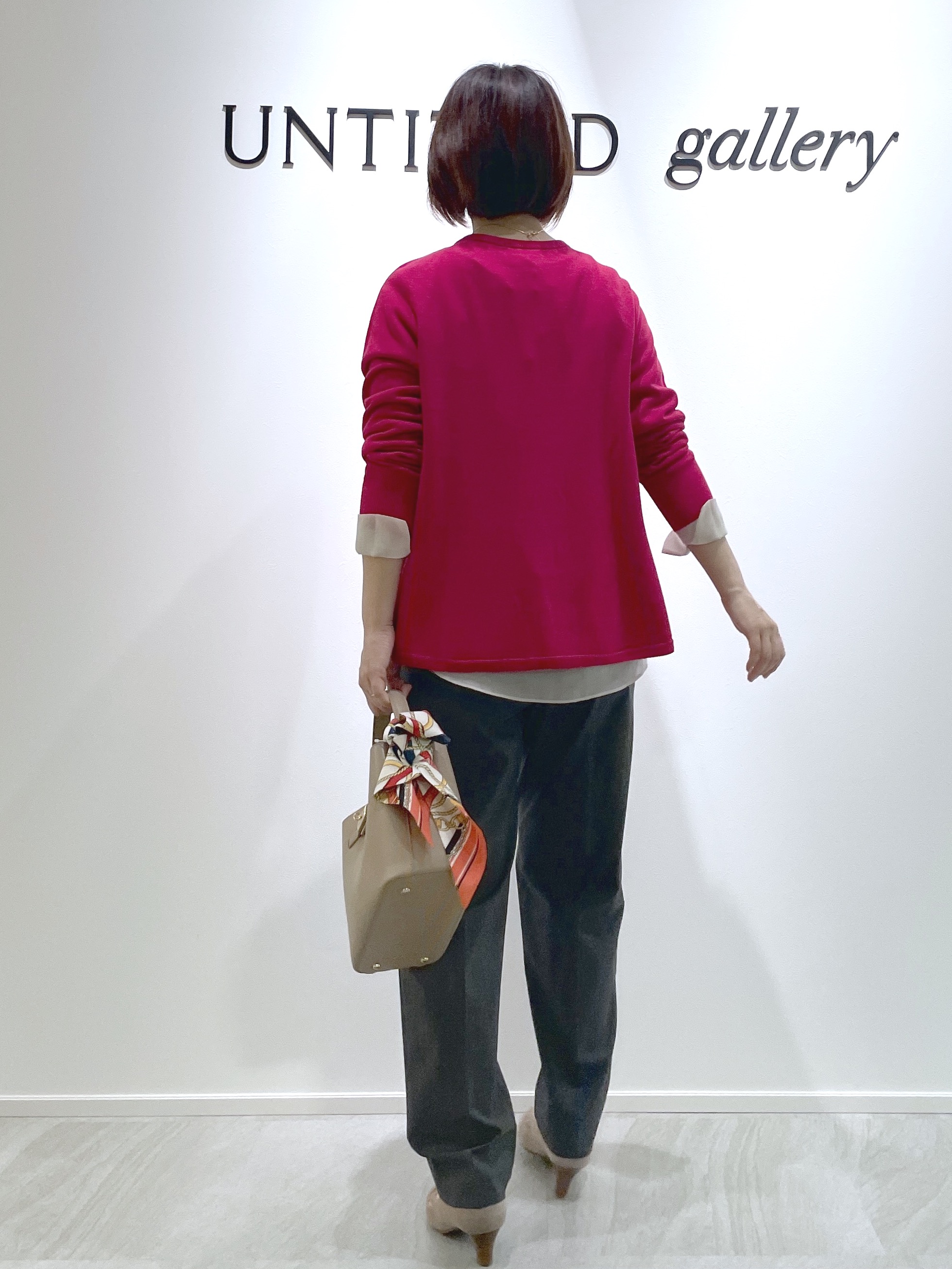 hanaさんの「UNTITLED｜【きれいに体型カバー/8色展開】Aラインシルエットニットプルオーバー」を使ったコーディネート
