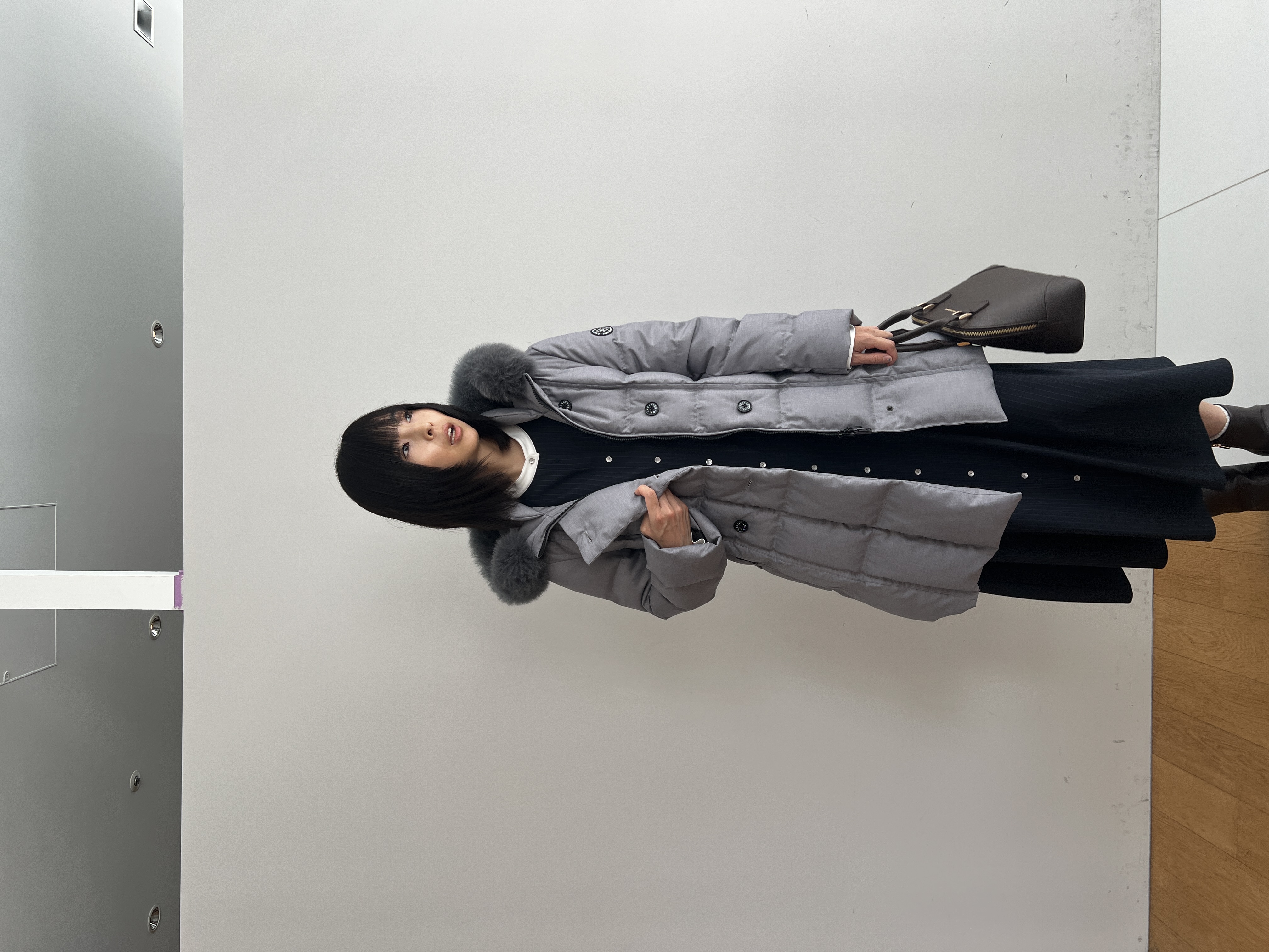 misaさんの「DRESSTERIOR｜【STORY11月号掲載】ウォッシャブルストライプシャツワンピース」を使ったコーディネート