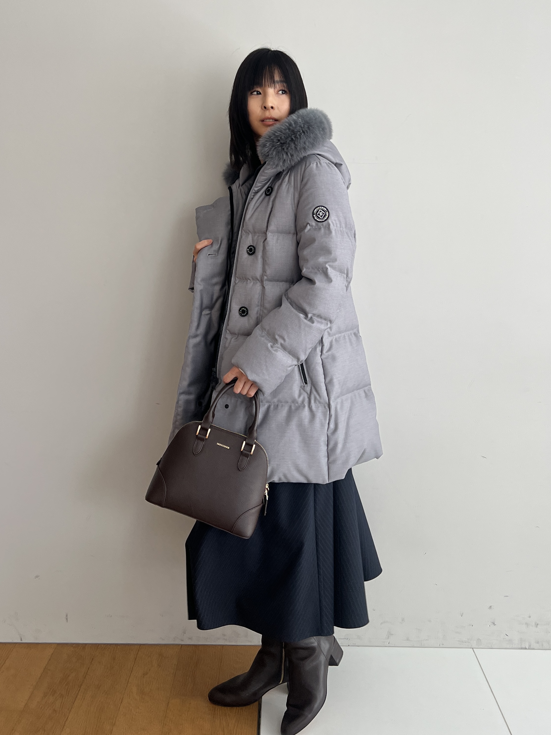 misaさんの「DRESSTERIOR｜【STORY11月号掲載】ウォッシャブルストライプシャツワンピース」を使ったコーディネート