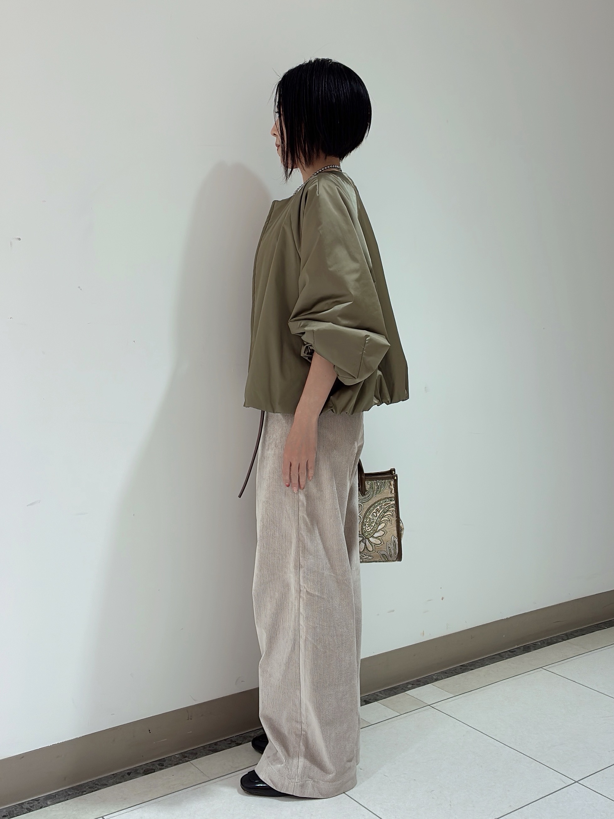 環さんの「UNTITLED｜【軽アウター/中綿/秋冬コート】ショートブルゾン」を使ったコーディネート