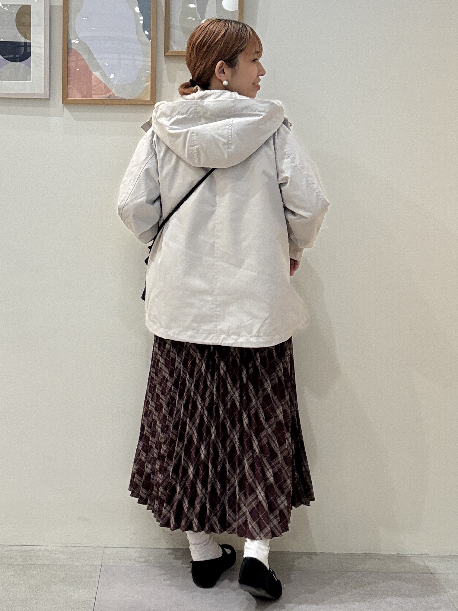 たけぴさんの「SHOO･LA･RUE｜【洗濯機可/撥水/マルチWAY】ファーライナー付き 毎日欲張りマンパ」を使ったコーディネート