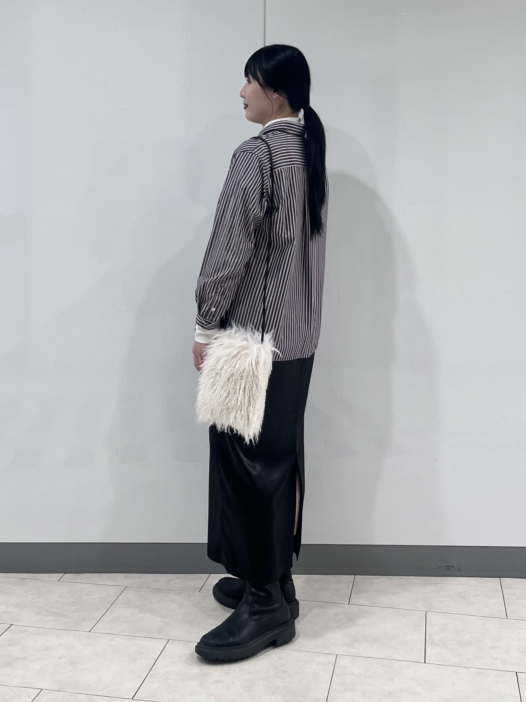 hasuさんの「INDIVI｜【2WAY／ストライプ柄】ベーシックシャツ」を使ったコーディネート