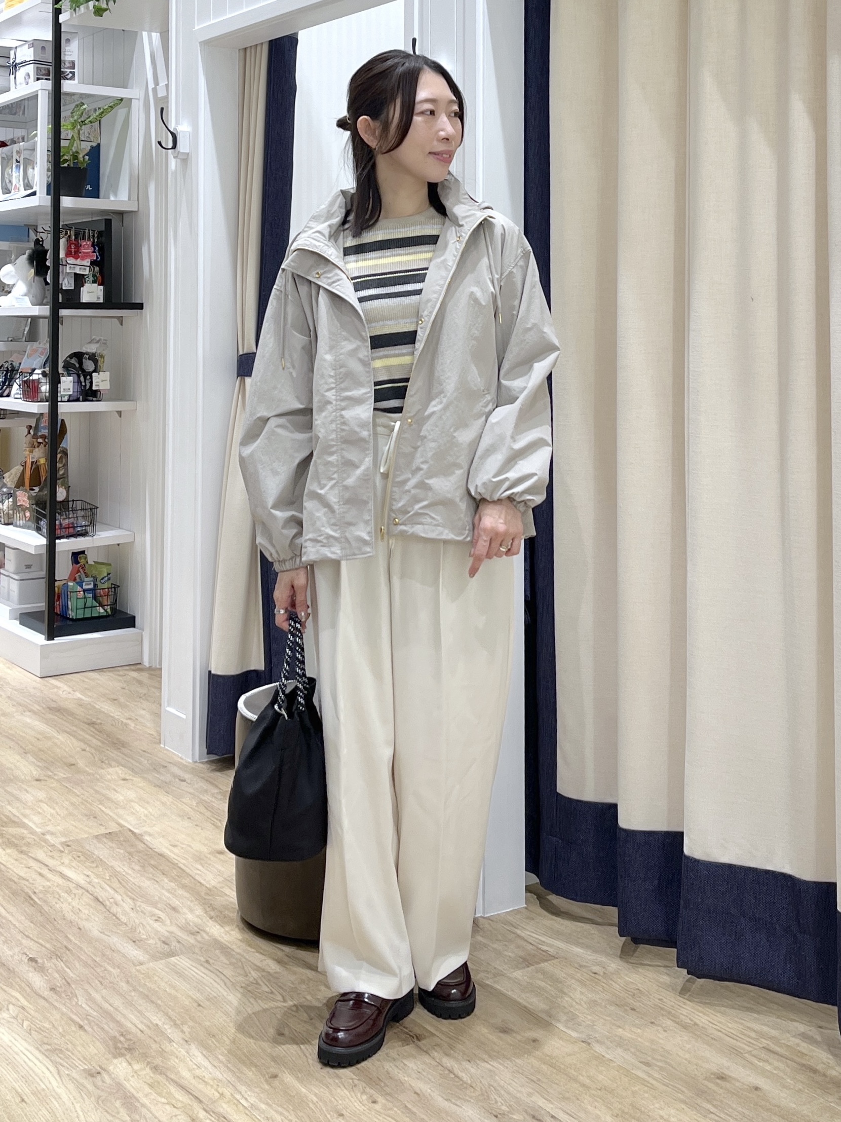 canaさんの「Dessin｜【撥水/2WAY/洗える】フード取り外し可能 撥水ナイロンマンパ」を使ったコーディネート