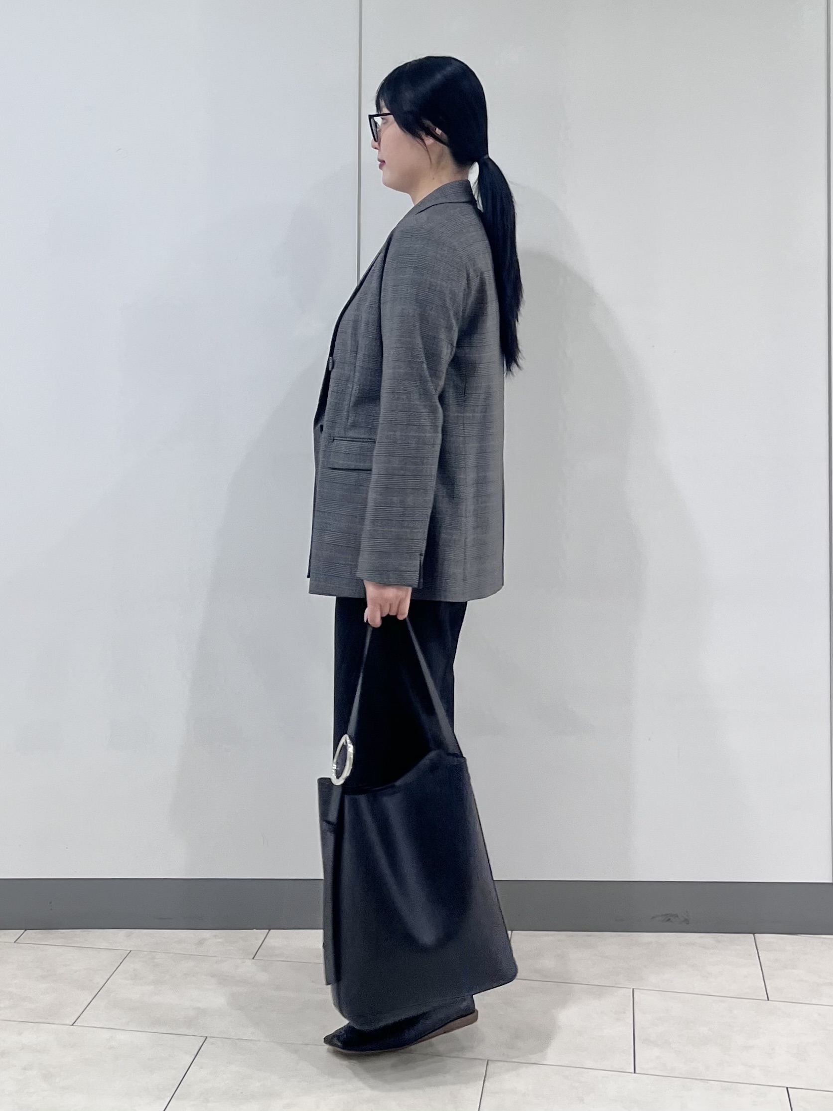 hasuさんの「INDIVI｜【洗濯機OK／ストレッチ◎】秋はじめのダブルジャケット」を使ったコーディネート