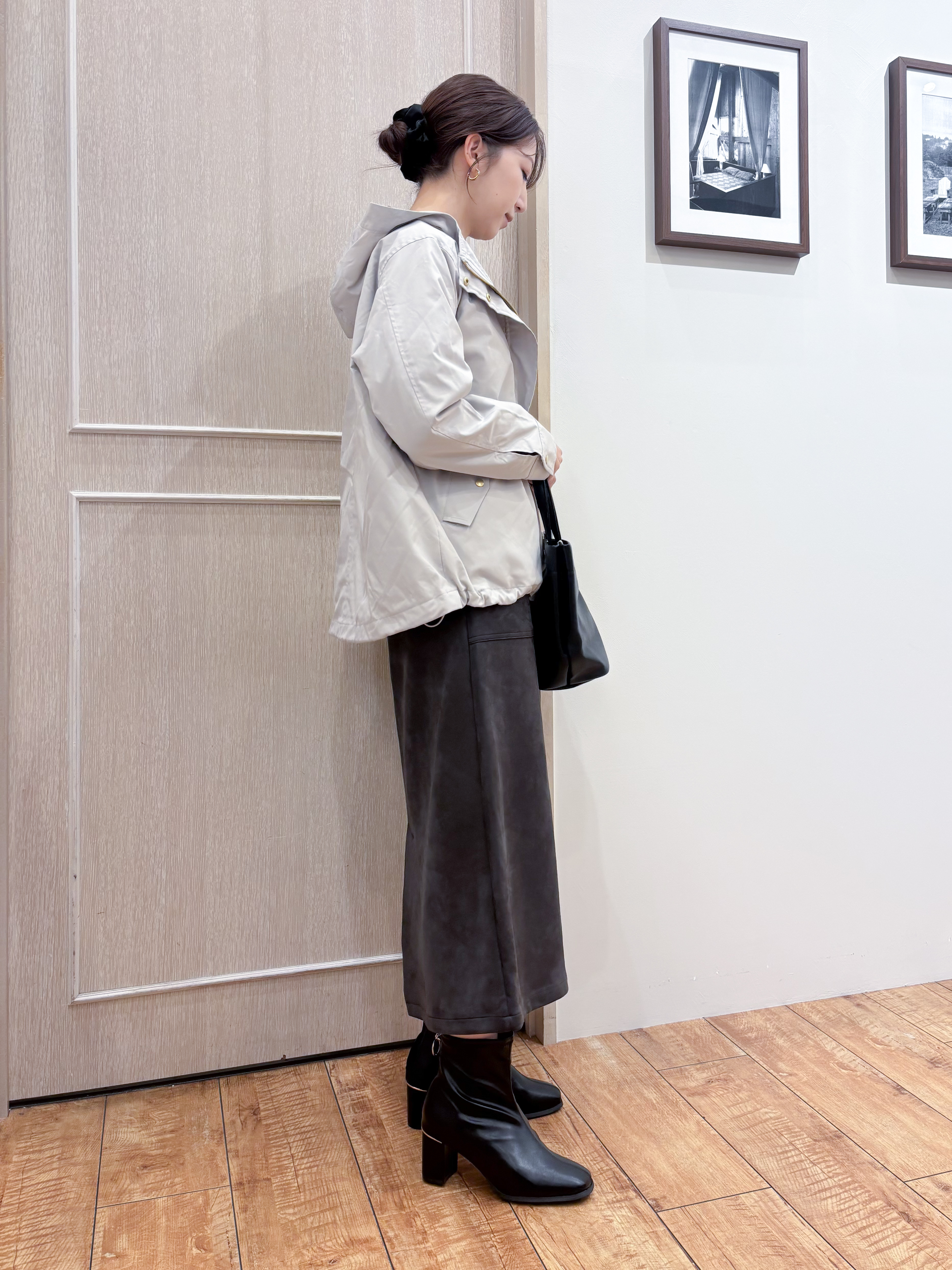 なみさんの「SHOO･LA･RUE｜【洗濯機可/撥水/マルチWAY】ファーライナー付き 毎日欲張りマンパ」を使ったコーディネート