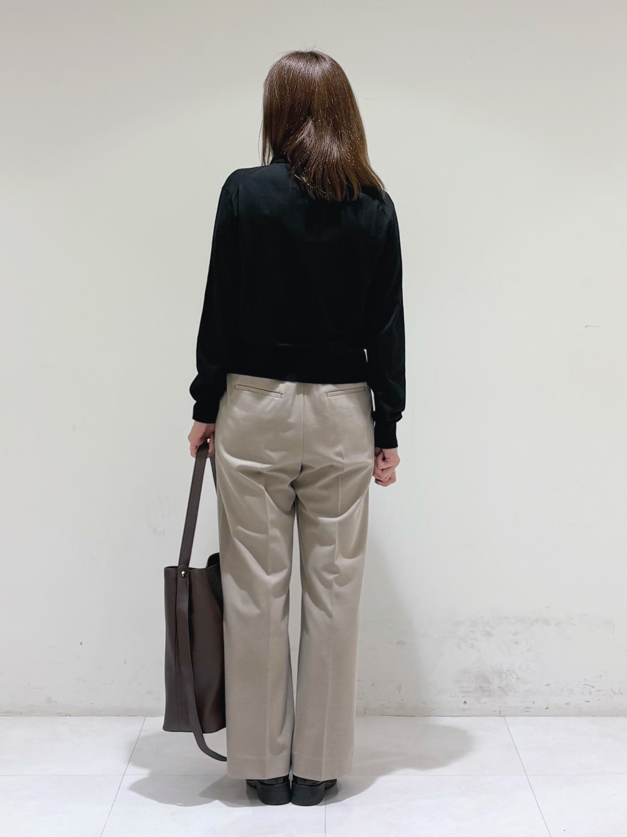 tsuyuさんの「INDIVI｜【風合い柔らか／SETUP可】ブークレ起毛ジャージジャケット」を使ったコーディネート