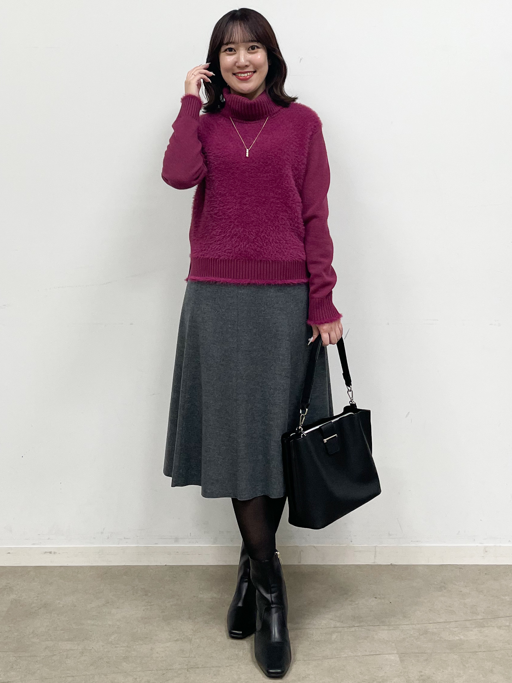 yukariさんの「Reflect｜【セットアップ可】Aラインフレアスカート」を使ったコーディネート