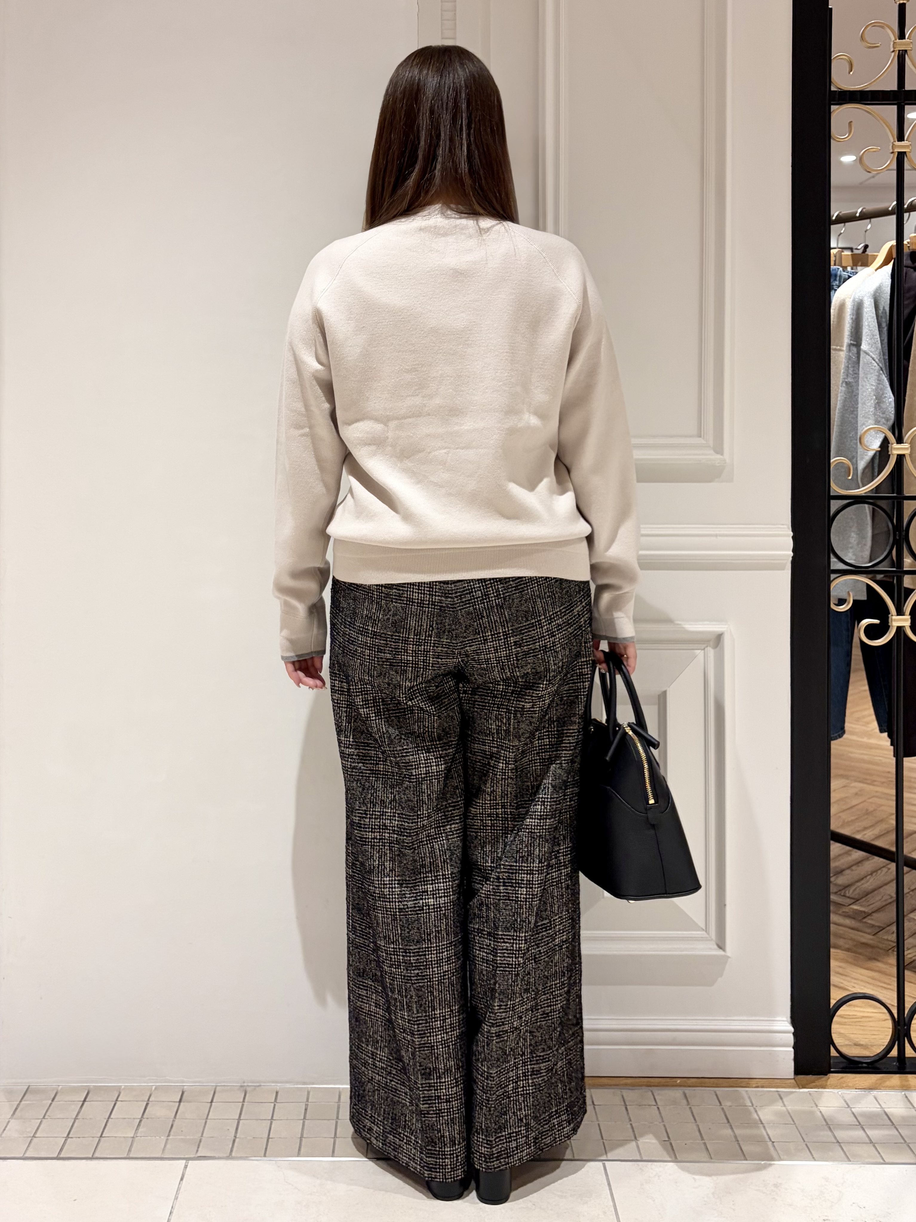 minowaさんの「DRESSTERIOR｜【STORY11月号掲載/マシンウォッシャブル】コットンカシミヤニット」を使ったコーディネート