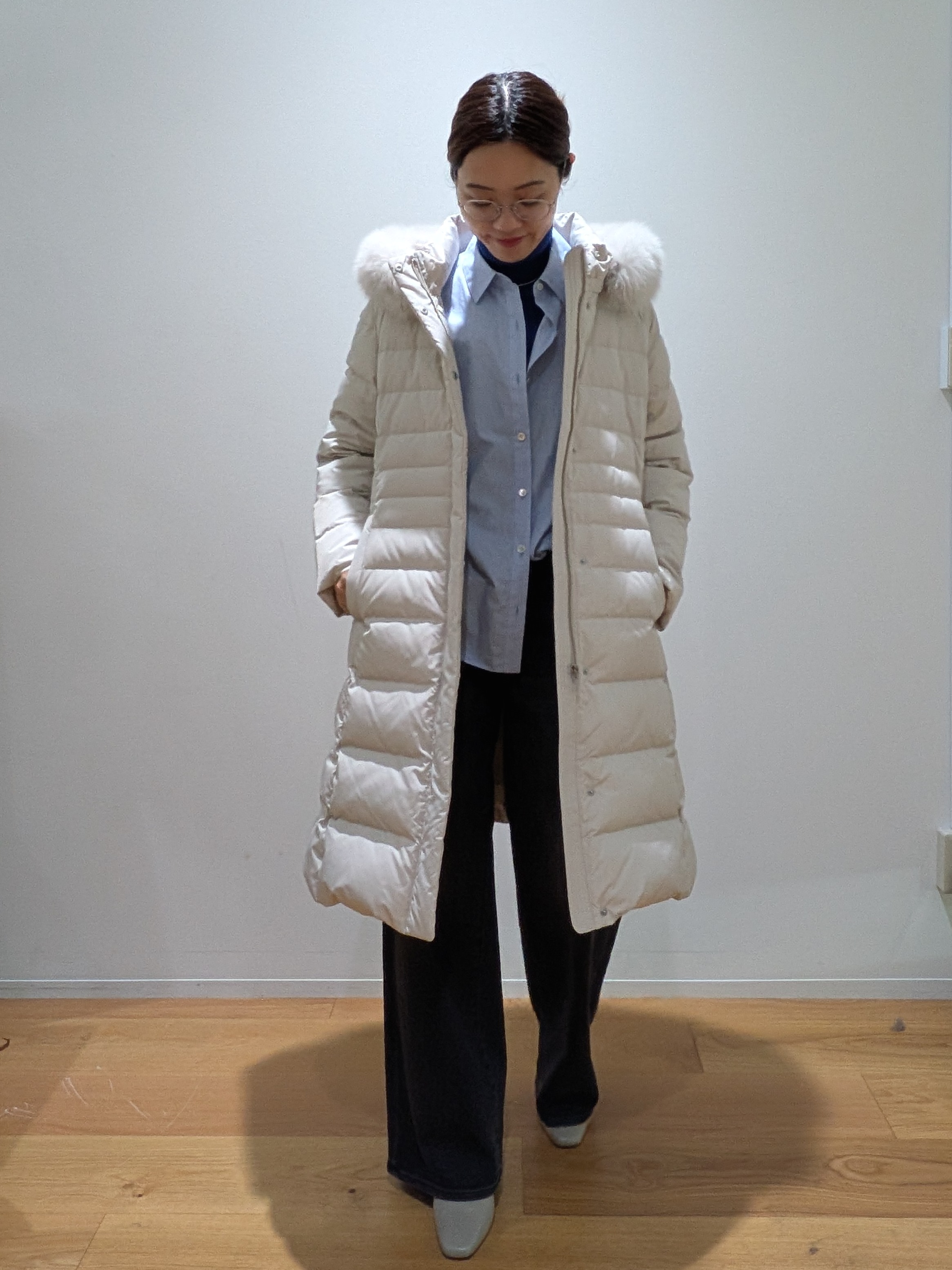 Aさんの「UNTITLED｜【6色展開/コットン100】カラーベーシックシャツ」を使ったコーディネート