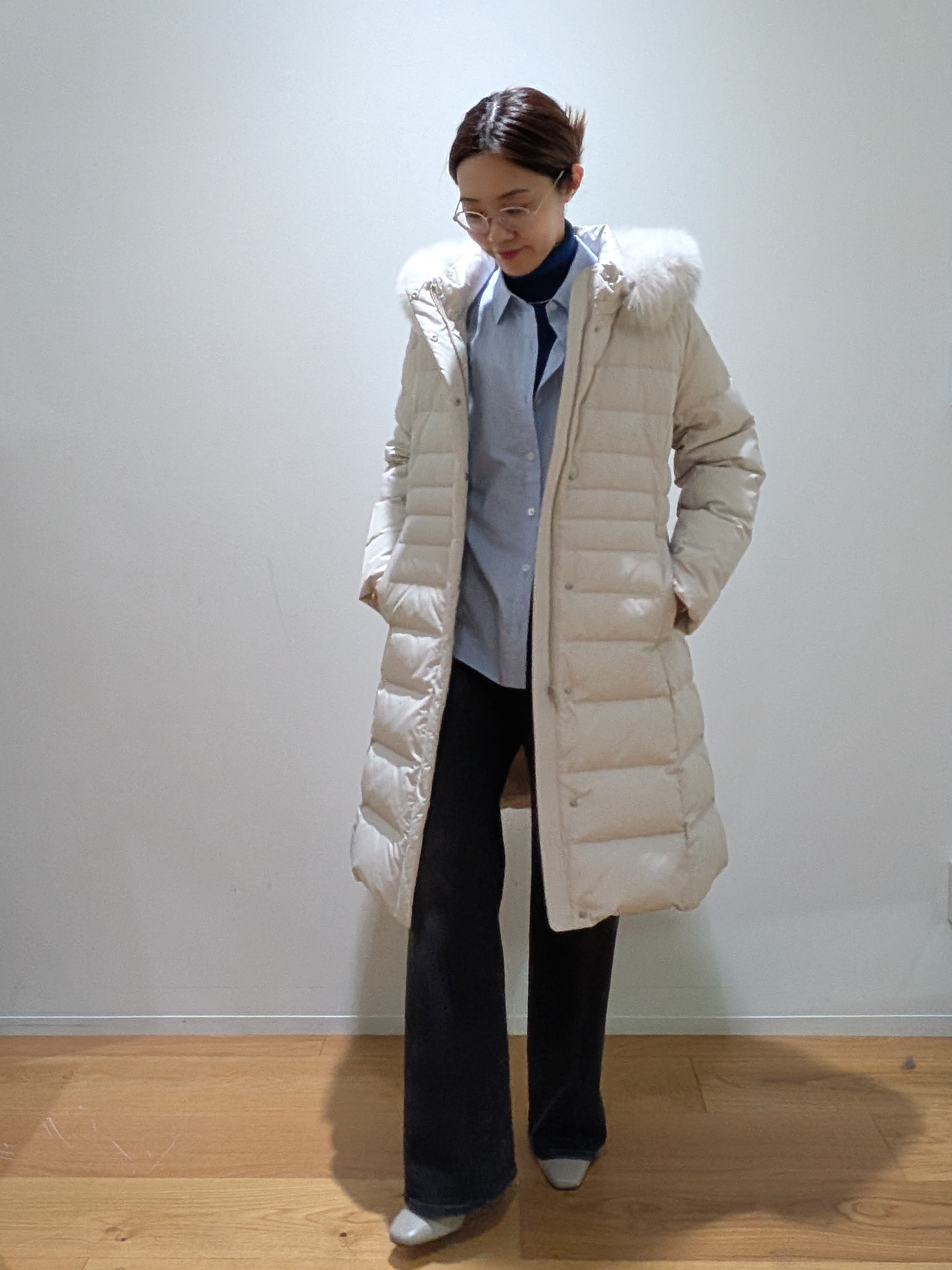 Aさんの「UNTITLED｜【6色展開/コットン100】カラーベーシックシャツ」を使ったコーディネート
