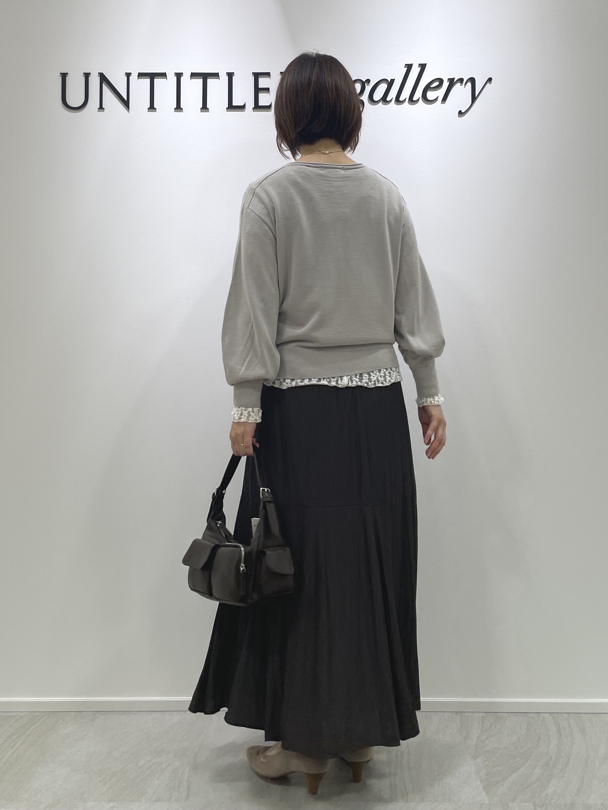 hanaさんの「UNTITLED｜【店頭人気！/8色展開】ボリュームスリーブニットプルオーバー」を使ったコーディネート