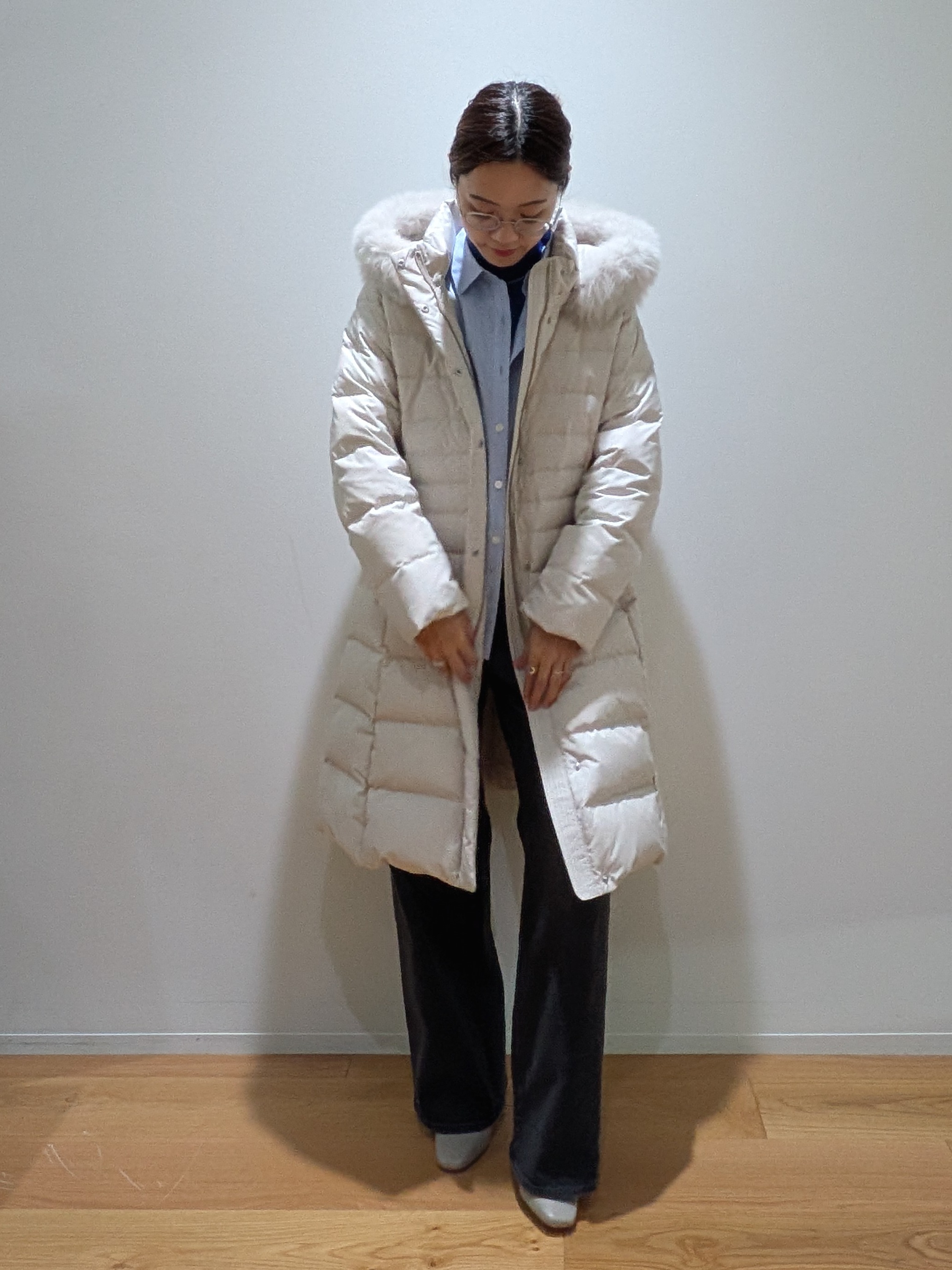 Aさんの「UNTITLED｜【6色展開/コットン100】カラーベーシックシャツ」を使ったコーディネート