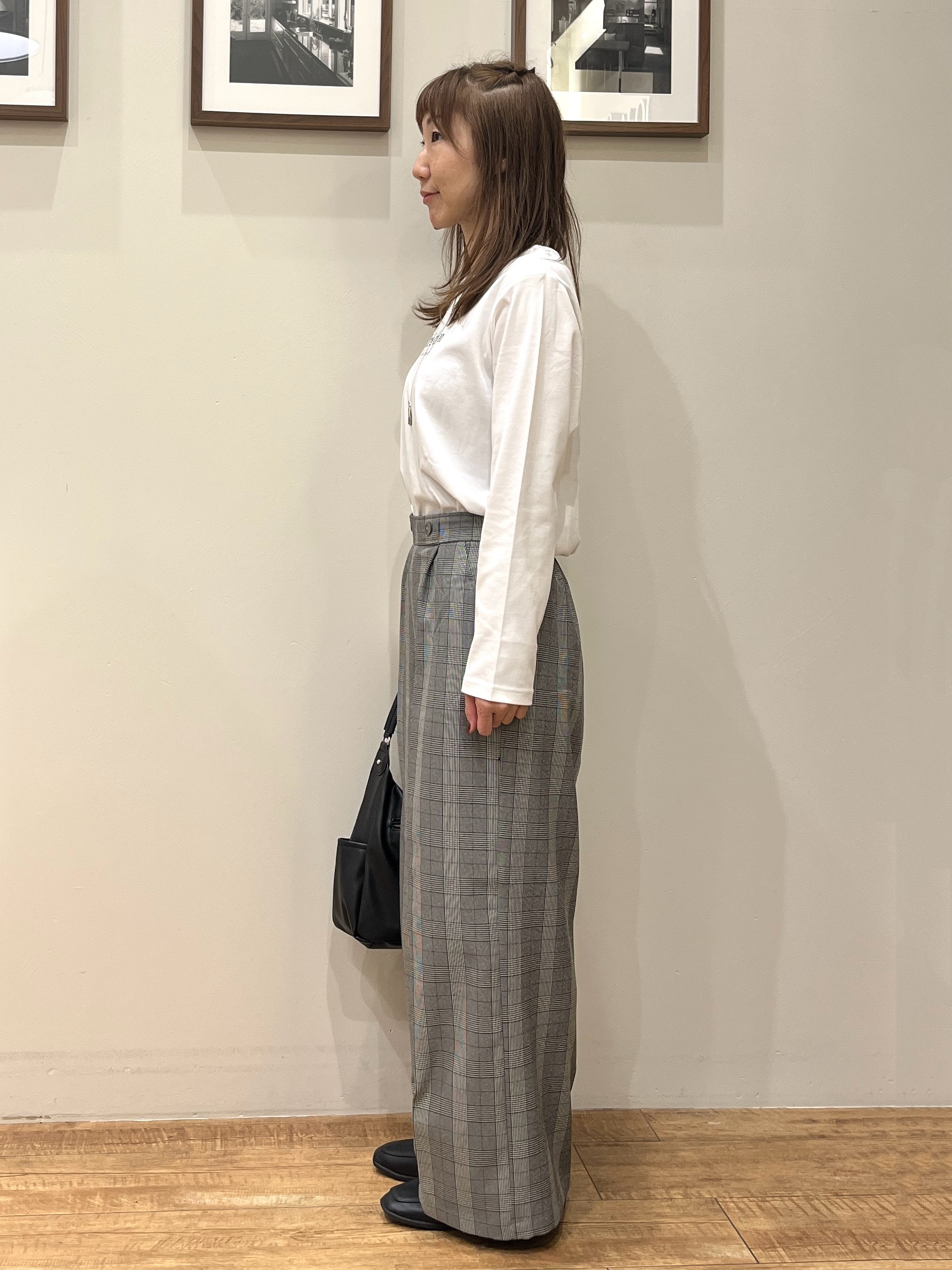 まつみさんの「SHOO･LA･RUE｜【セットアップ可/洗濯後しわになりにくい】ウールフィール ダブルジャケット」を使ったコーディネート