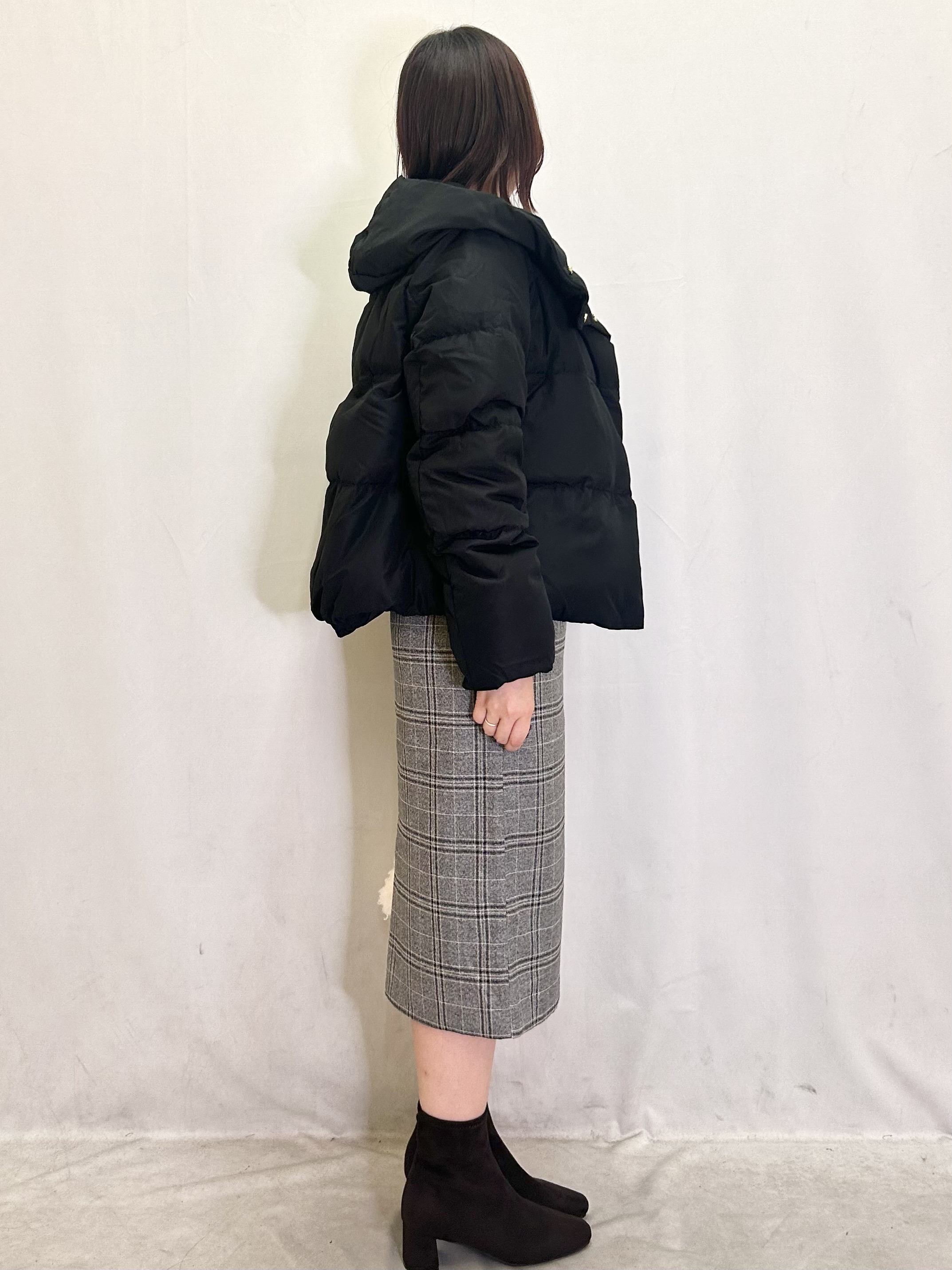 きららさんの「index｜河田ダウンショートコート 【洗濯機OK／静電気防止（裏地）／撥水／XS-3L】」を使ったコーディネート