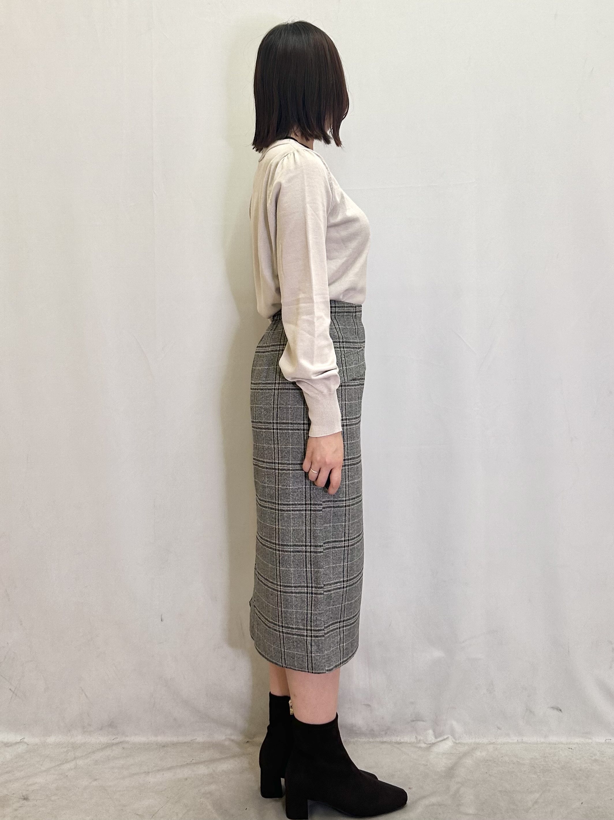 きららさんの「index｜【植草美幸先生が指南する好印象スタイル】カシミヤ混ノーカラーショートコート」を使ったコーディネート