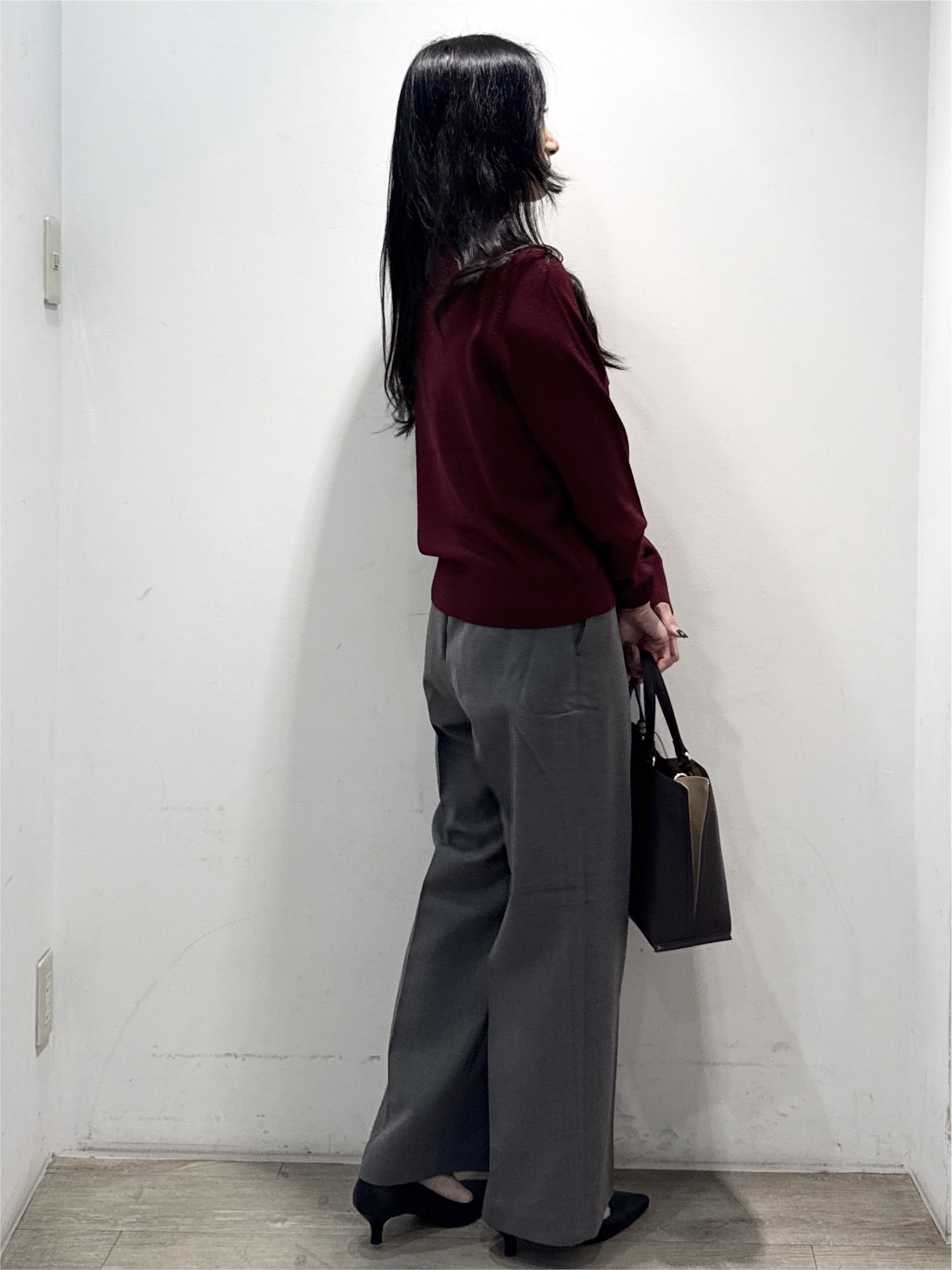yuicciさんの「OPAQUE.CLIP｜『THE』名品ニットカーディガン【洗濯機OK】」を使ったコーディネート