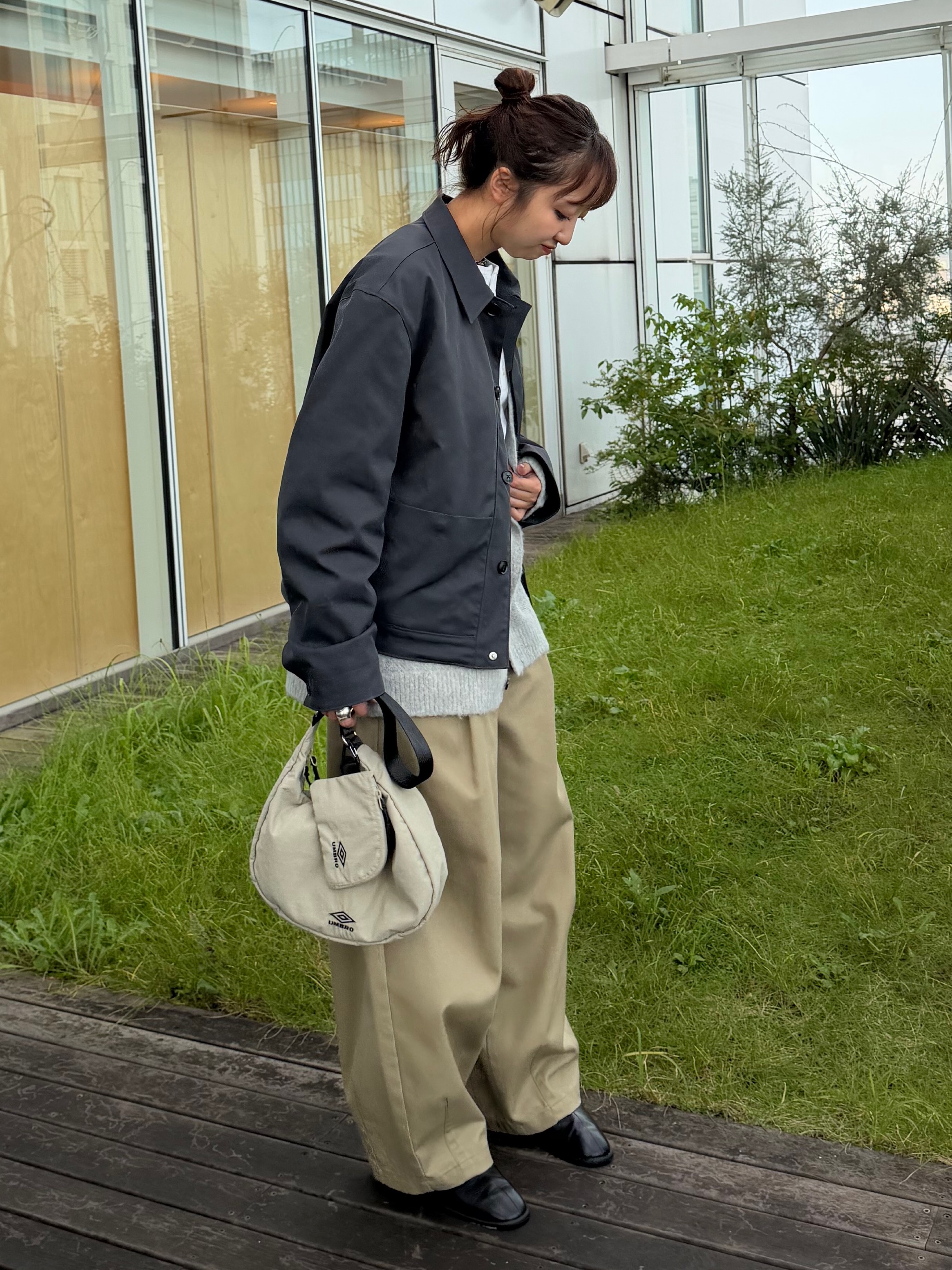 YUKAさんの「tk.TAKEO KIKUCHI｜ショートカバーオールジャケット」を使ったコーディネート