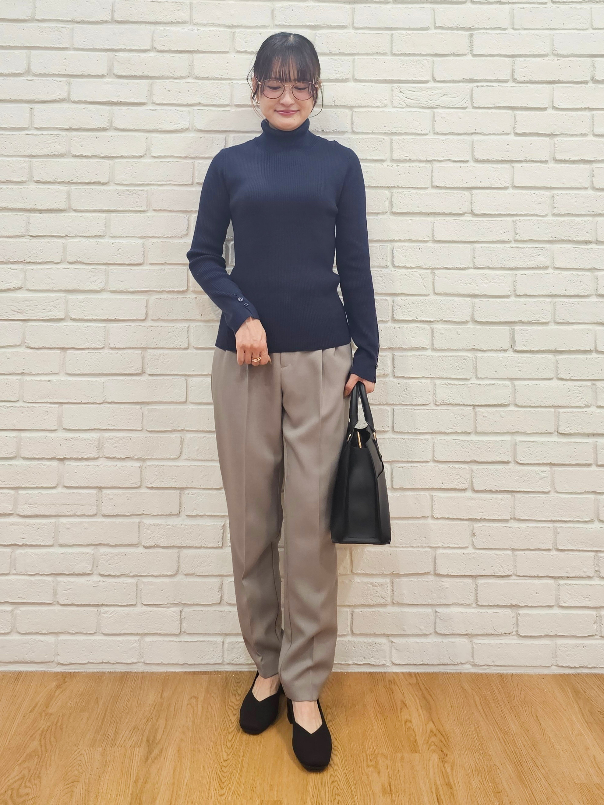 ゆゆさんの「SHOO･LA･RUE｜【セットアップ可/通勤/洗濯機可/SS-LL】オンオフ使える ダブルブレストジャケット」を使ったコーディネート
