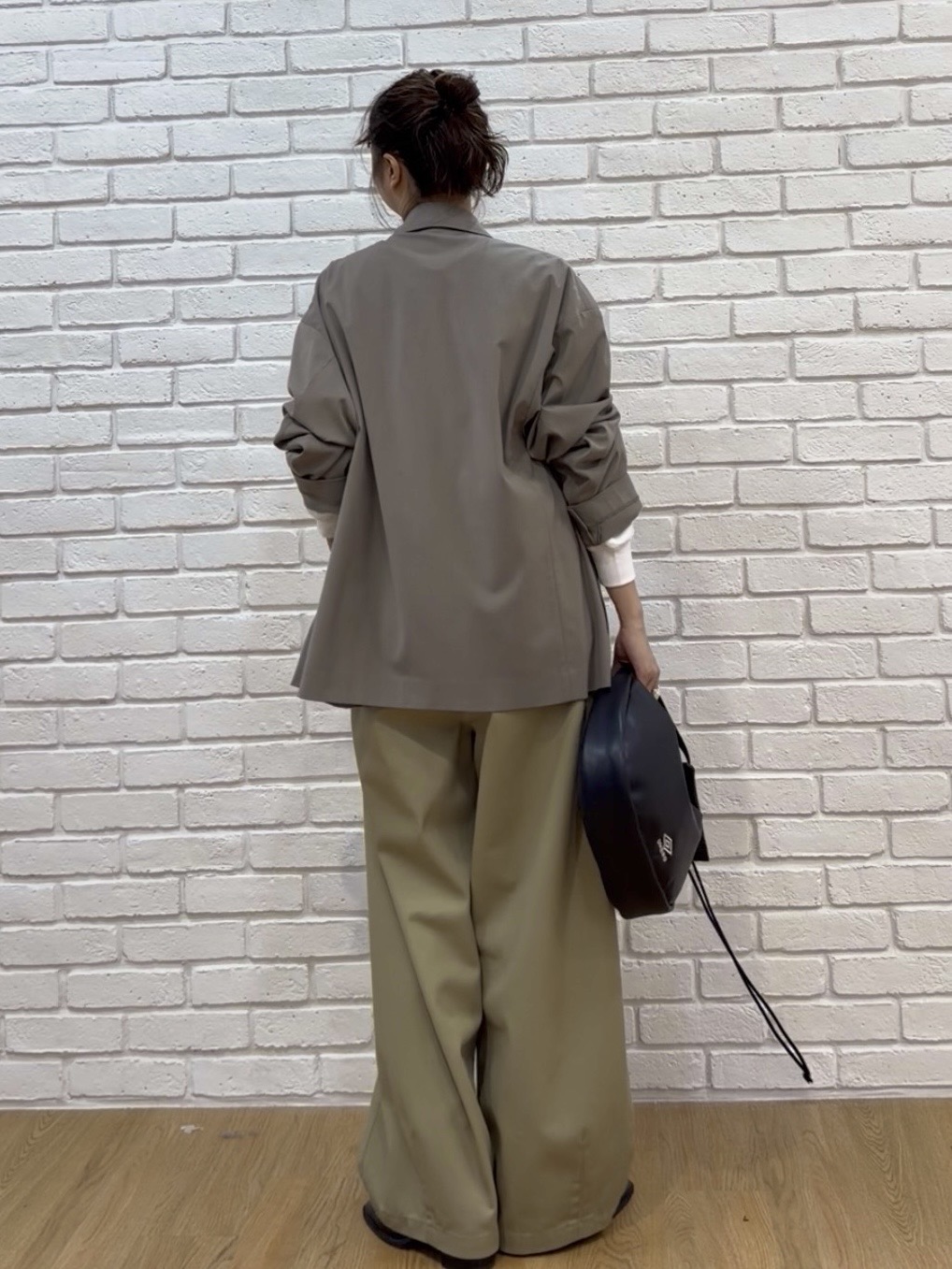 YUKAさんの「tk.TAKEO KIKUCHI｜【セットアップ対応可】オーバーサイズダブルジャケット」を使ったコーディネート
