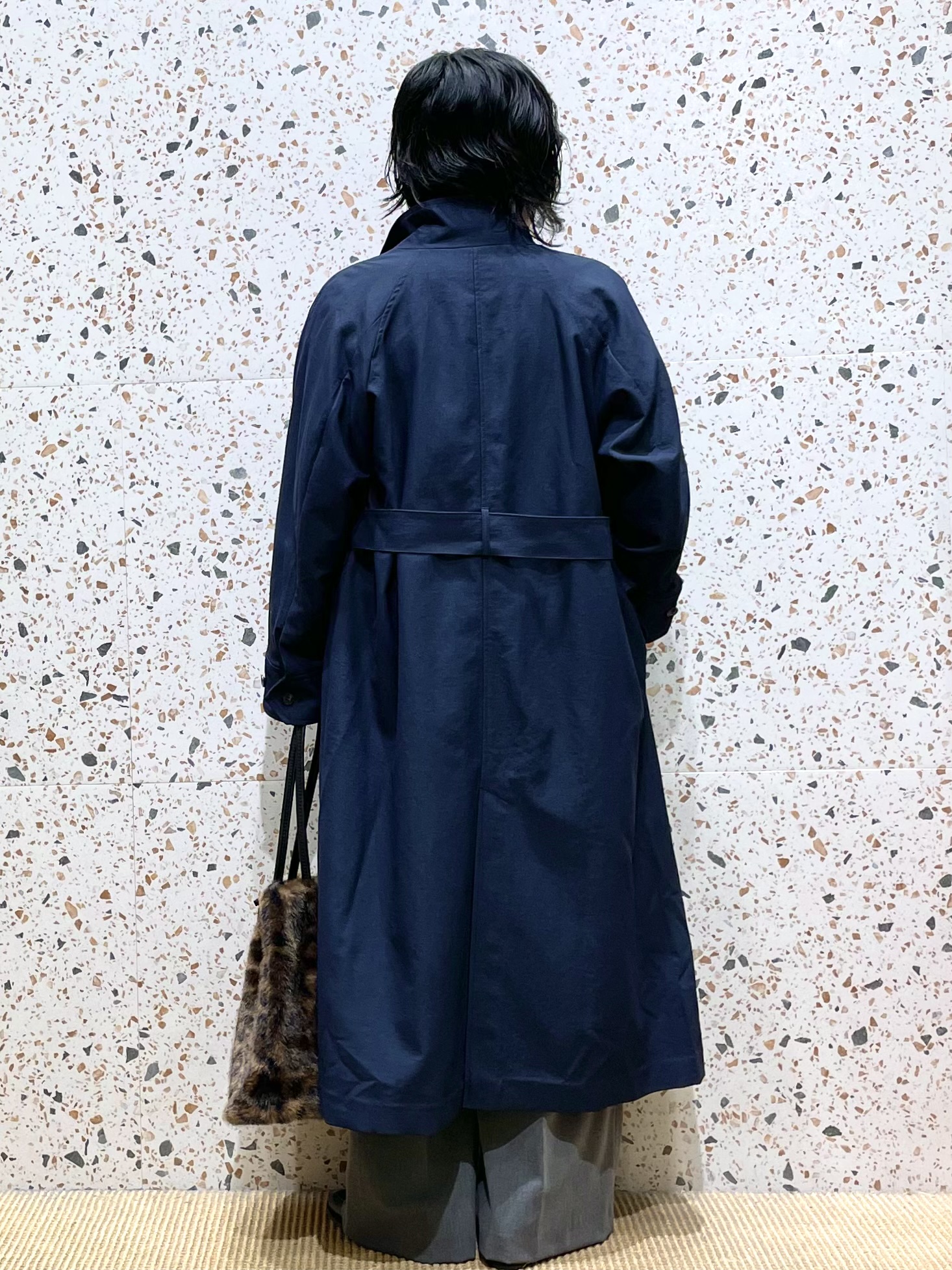 シゲリさんの「OPAQUE.CLIP｜スタンドロングコート【軽量／洗える】」を使ったコーディネート