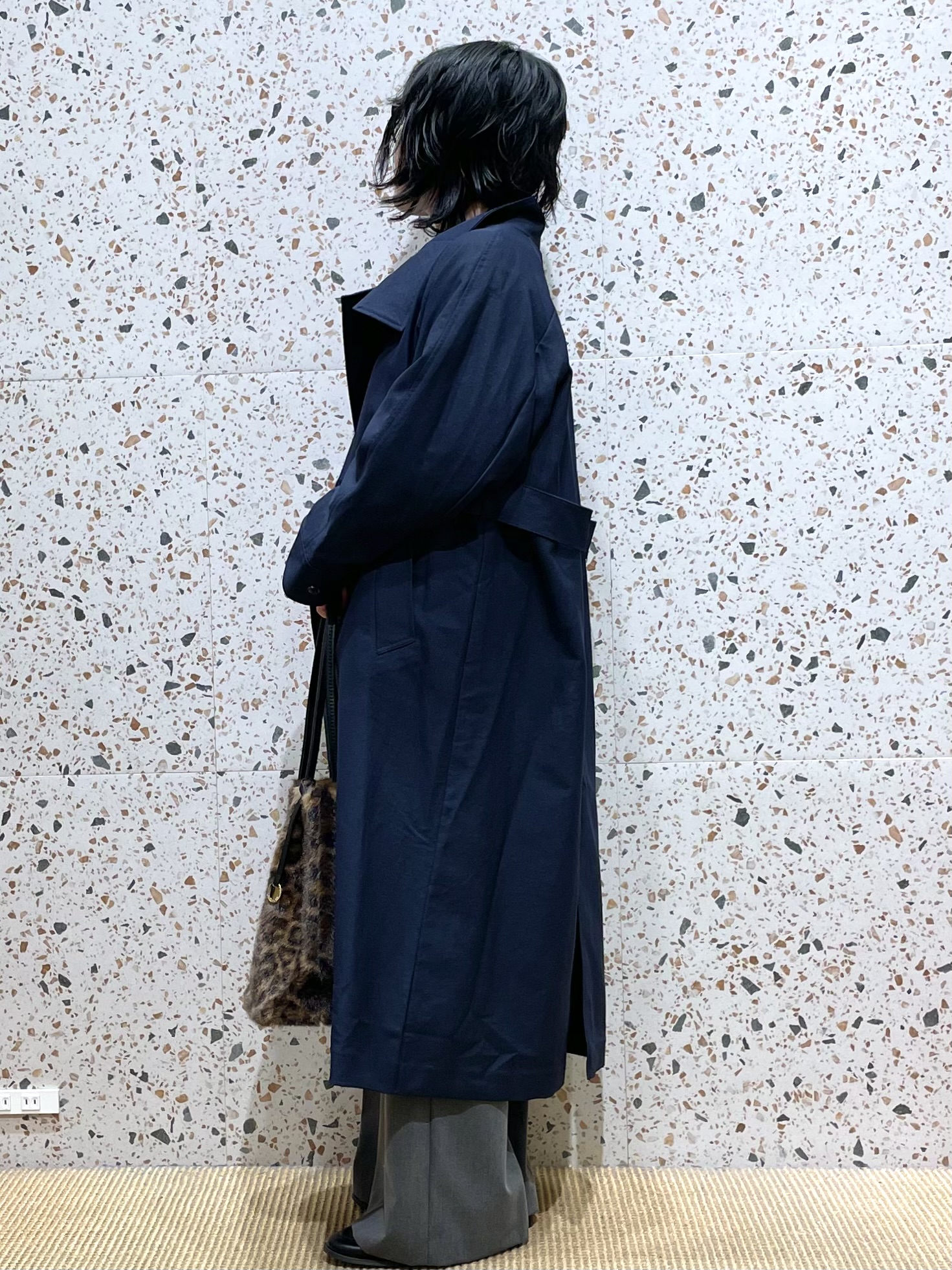 シゲリさんの「OPAQUE.CLIP｜スタンドロングコート【軽量／洗える】」を使ったコーディネート