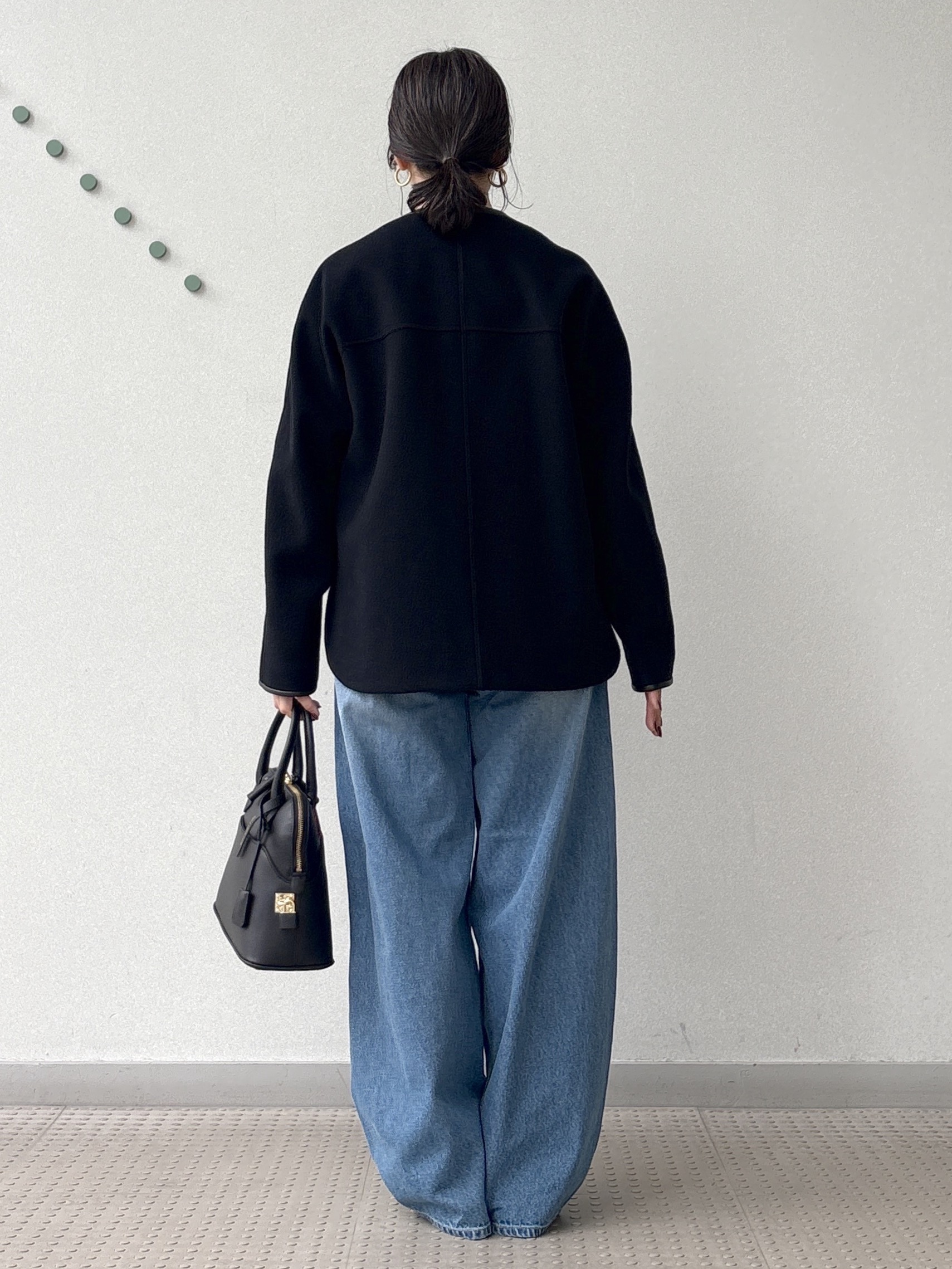 kawamuraさんの「DRESSTERIOR｜Super140's レザー調パイピングジャケット」を使ったコーディネート