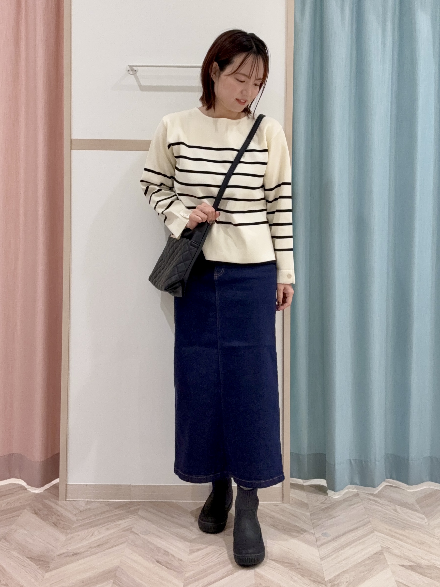 kさんの「SHOO･LA･RUE｜【洗濯機可/撥水/マルチWAY】ファーライナー付き 毎日欲張りマンパ」を使ったコーディネート