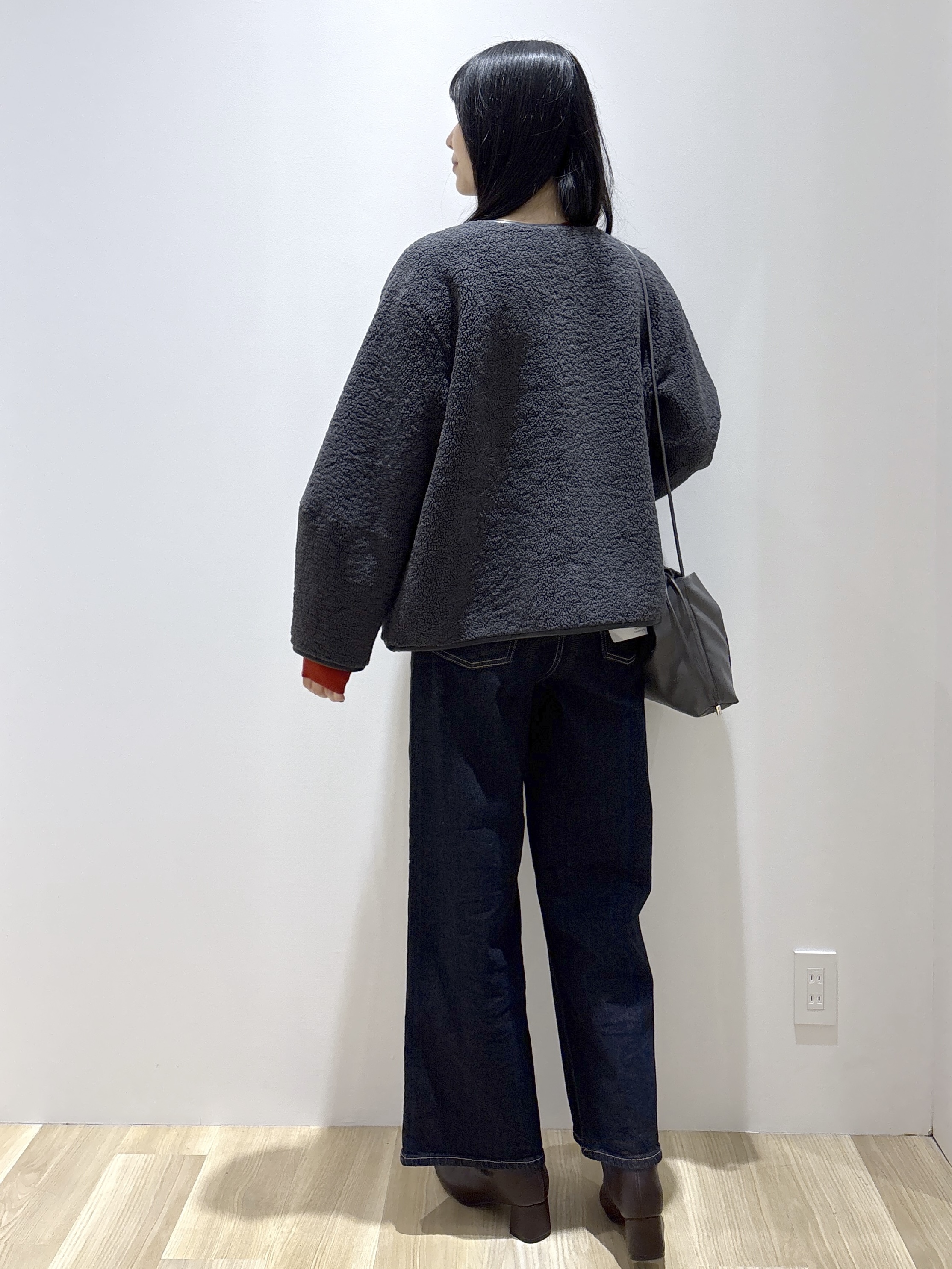 sachikoさんの「OPAQUE.CLIP｜《リバーシブル》ボア&times;フリースアウター」を使ったコーディネート