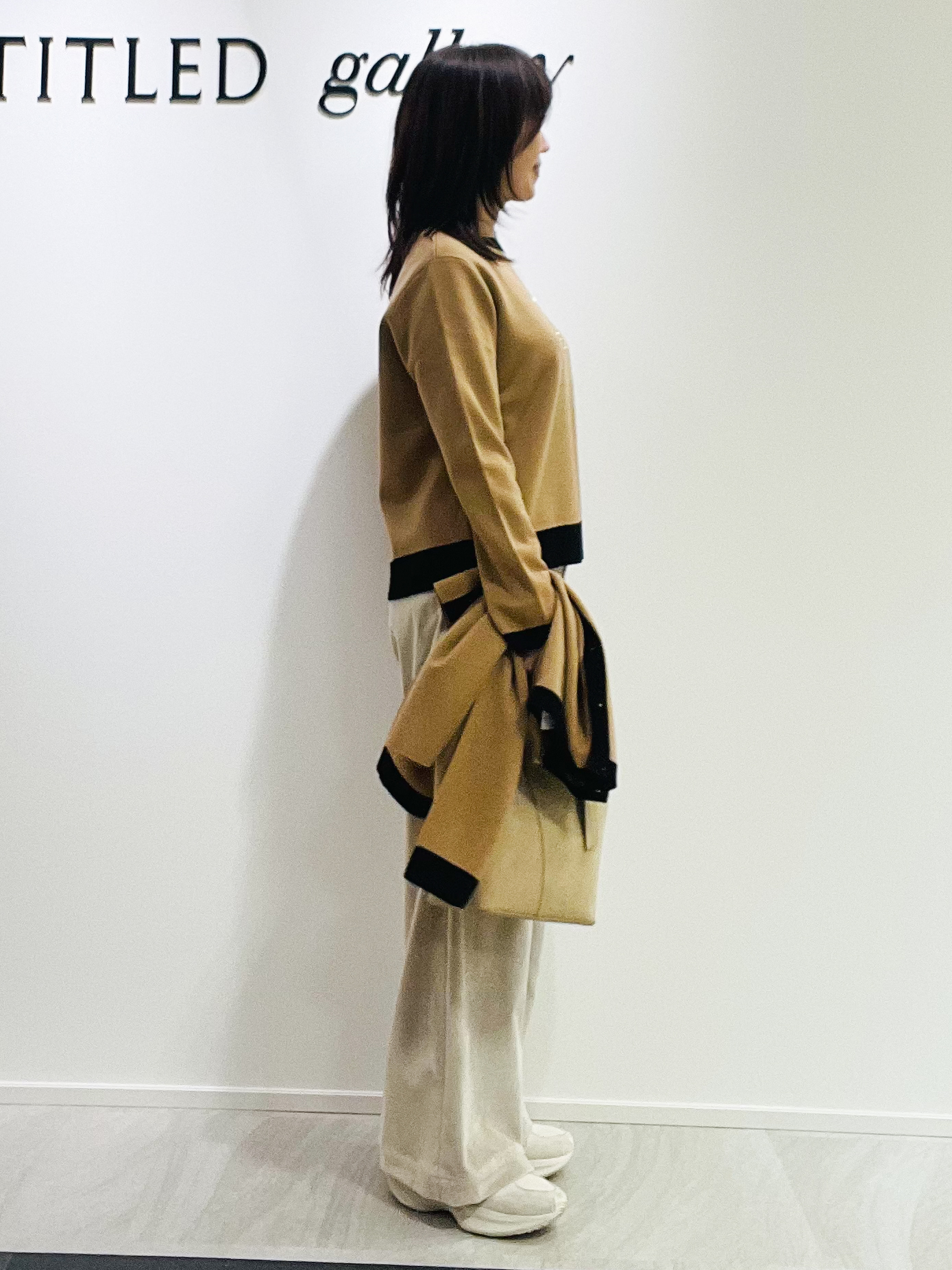 めいさんの「UNTITLED｜【アンサンブル可/上品映え】モールラインクルーネックニット」を使ったコーディネート