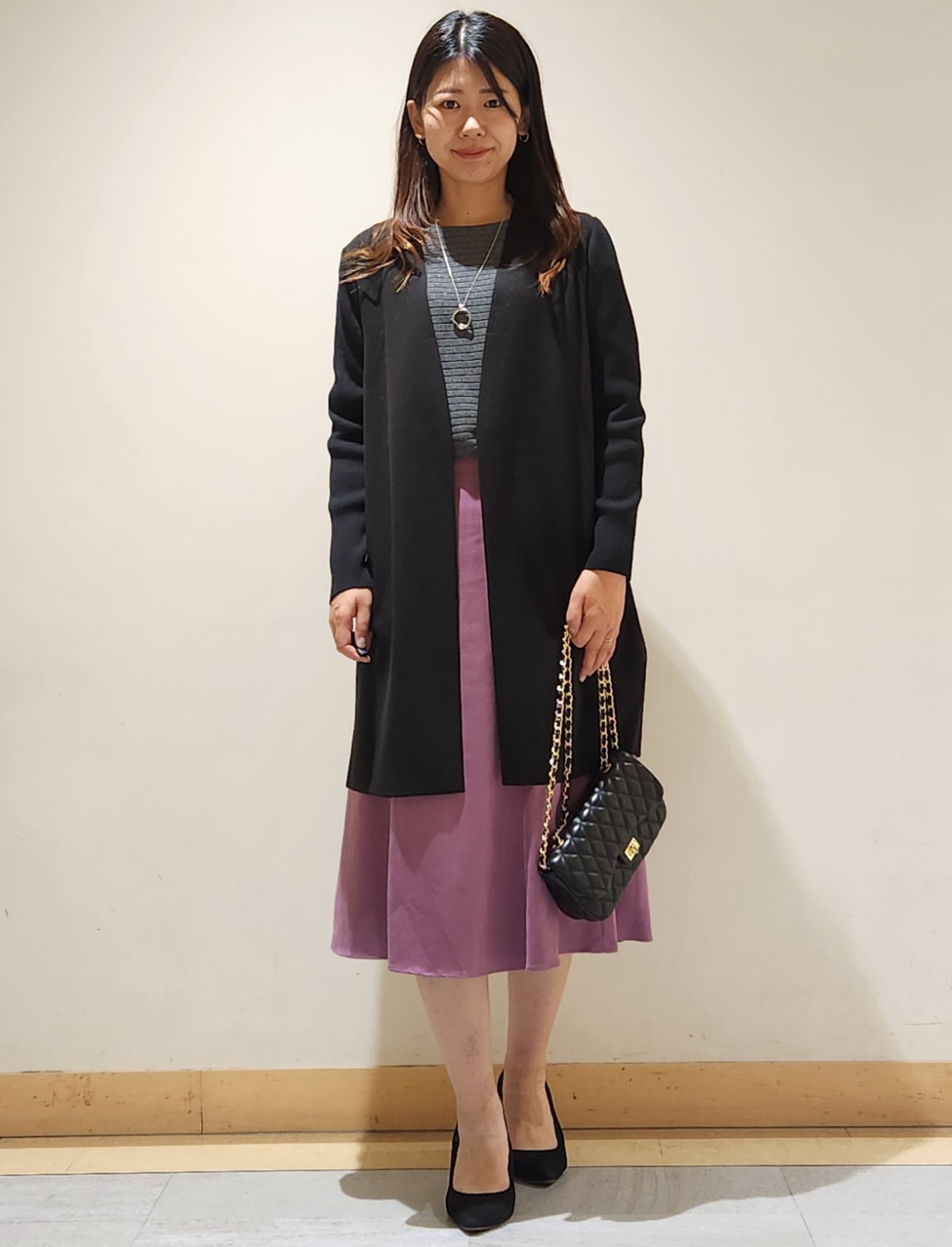yukaさんの「COUP DE CHANCE｜【日本製】カラーレスコーディガン」を使ったコーディネート