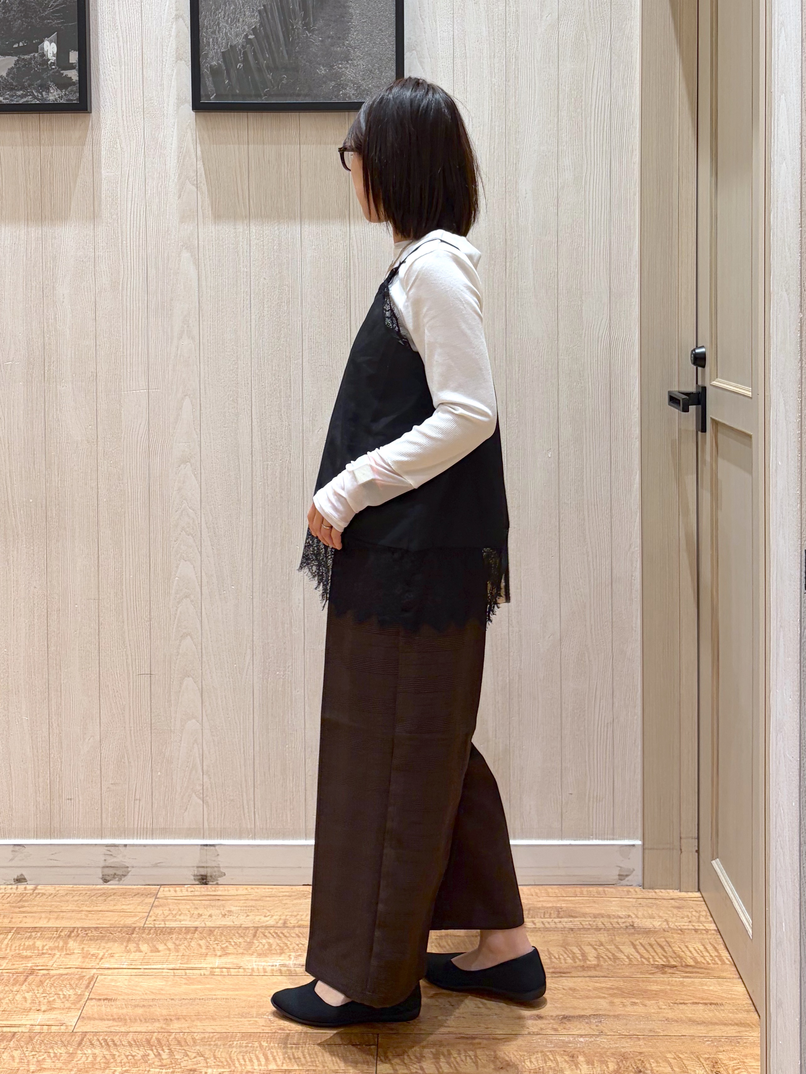 shirayuuuさんの「SHOO･LA･RUE｜【セットアップ可/洗濯後しわになりにくい】ウールフィール ダブルジャケット」を使ったコーディネート