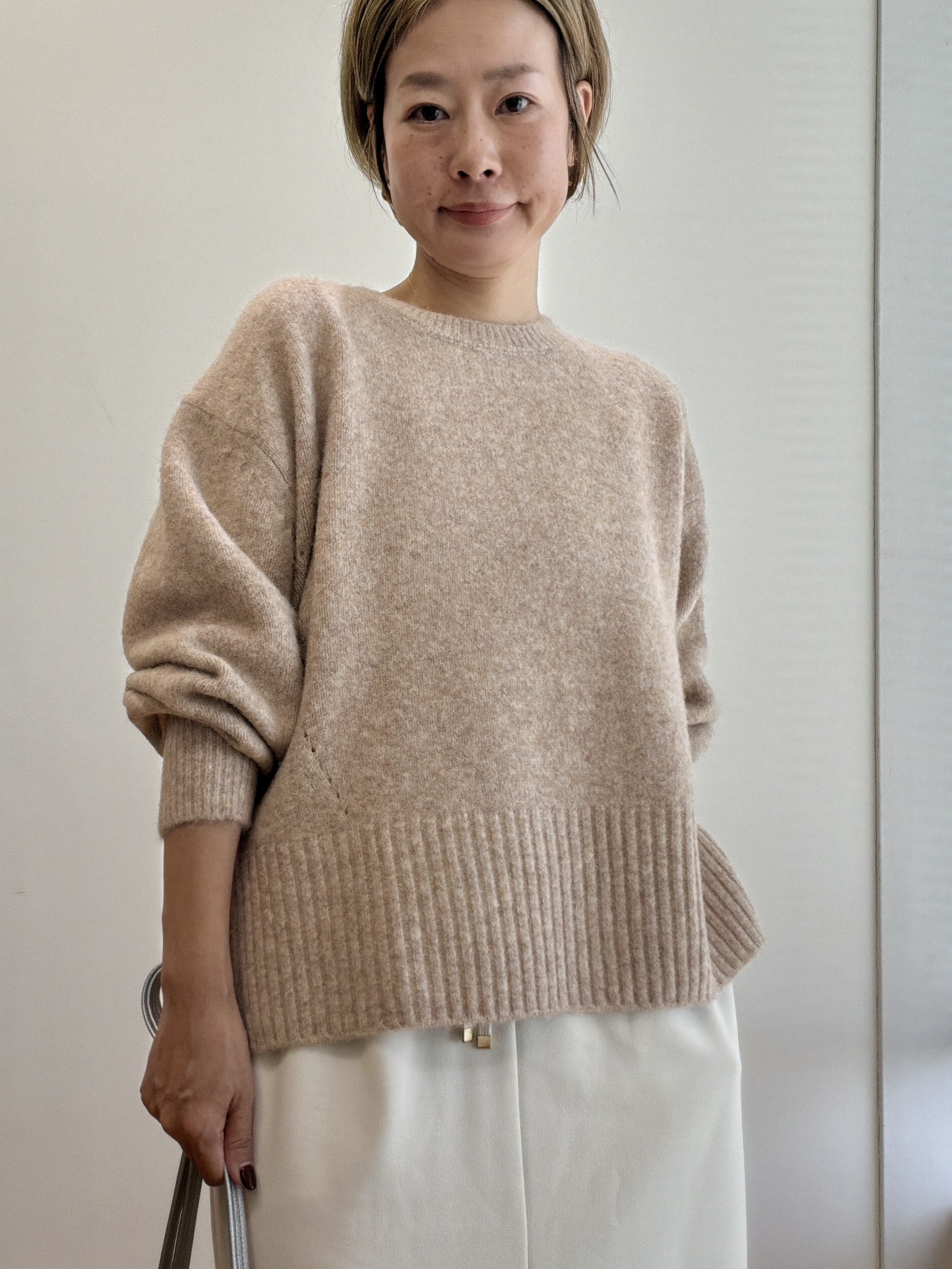 Mariko.Sさんの「OPAQUE.CLIP｜裏起毛ストレッチジャージイージータイトスカート【洗濯機OK】」を使ったコーディネート