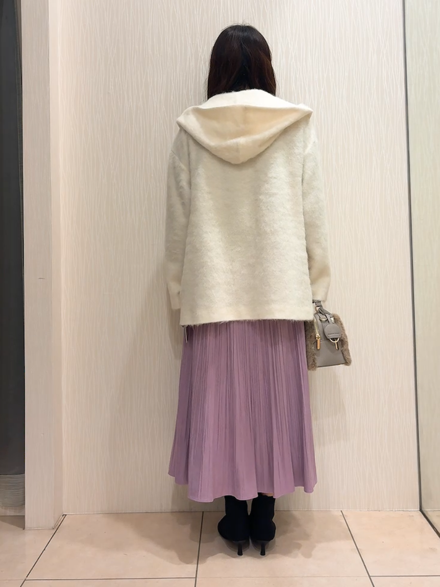 SAHOさんの「UNTITLED｜【軽アウター/秋羽織り】シャギーフーディ―カーディガン」を使ったコーディネート