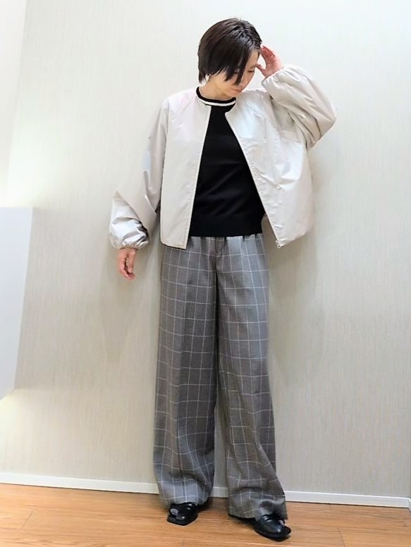ミズタさんの「UNTITLED｜【アンサンブル可/きれいめ/通勤】コンパクト5分袖ニット」を使ったコーディネート