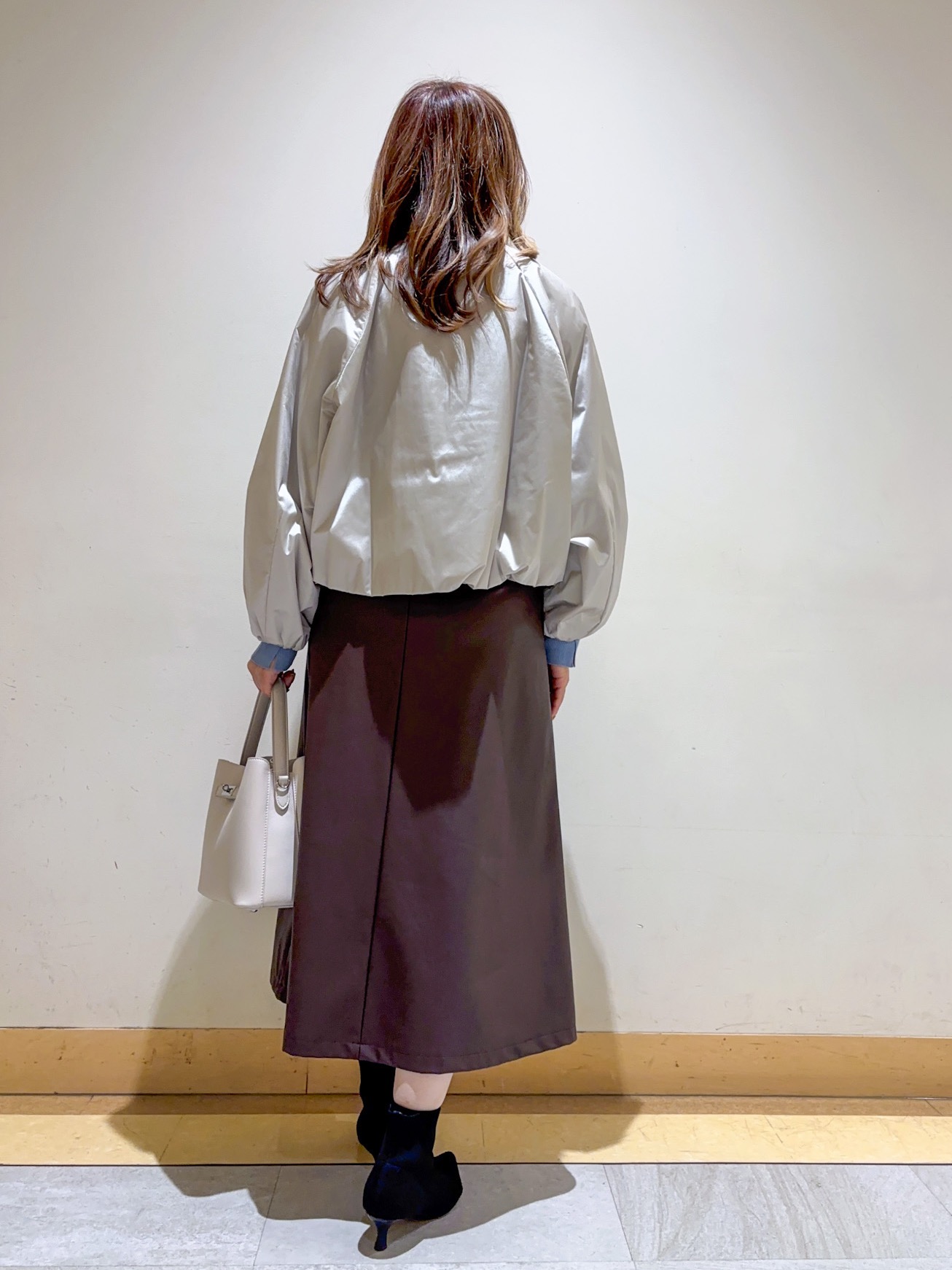 sattoさんの「UNTITLED｜【軽アウター/中綿/秋冬コート】ショートブルゾン」を使ったコーディネート