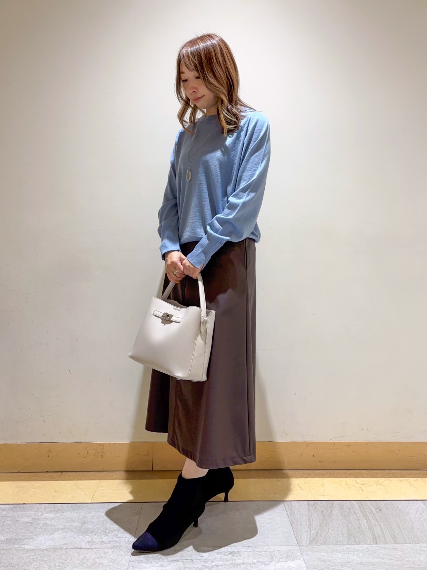 sattoさんの「UNTITLED｜【軽アウター/中綿/秋冬コート】ショートブルゾン」を使ったコーディネート