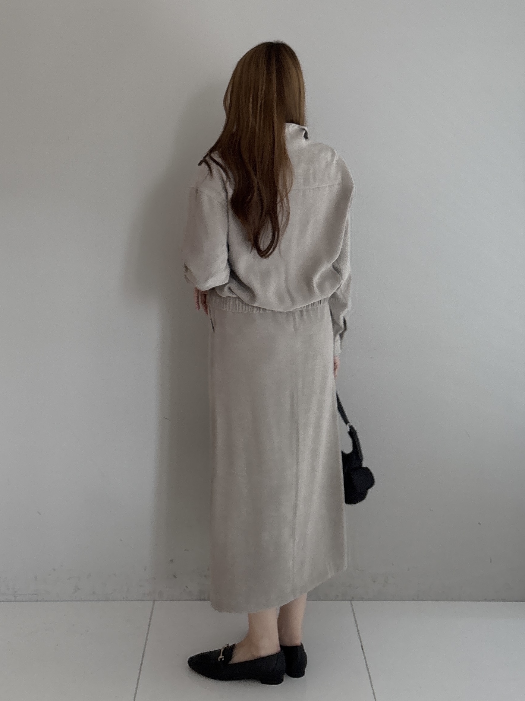 sayaさんの「UNTITLED｜【セットアップ可/秋ジャケット】スエードライクブルゾン」を使ったコーディネート
