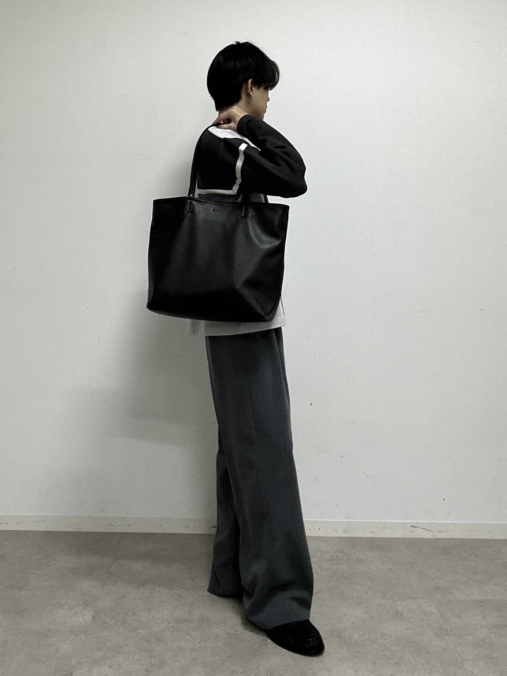 ドイさんの「tk.TAKEO KIKUCHI｜【セットアップ対応可】ベルテッドワイドスラックス」を使ったコーディネート