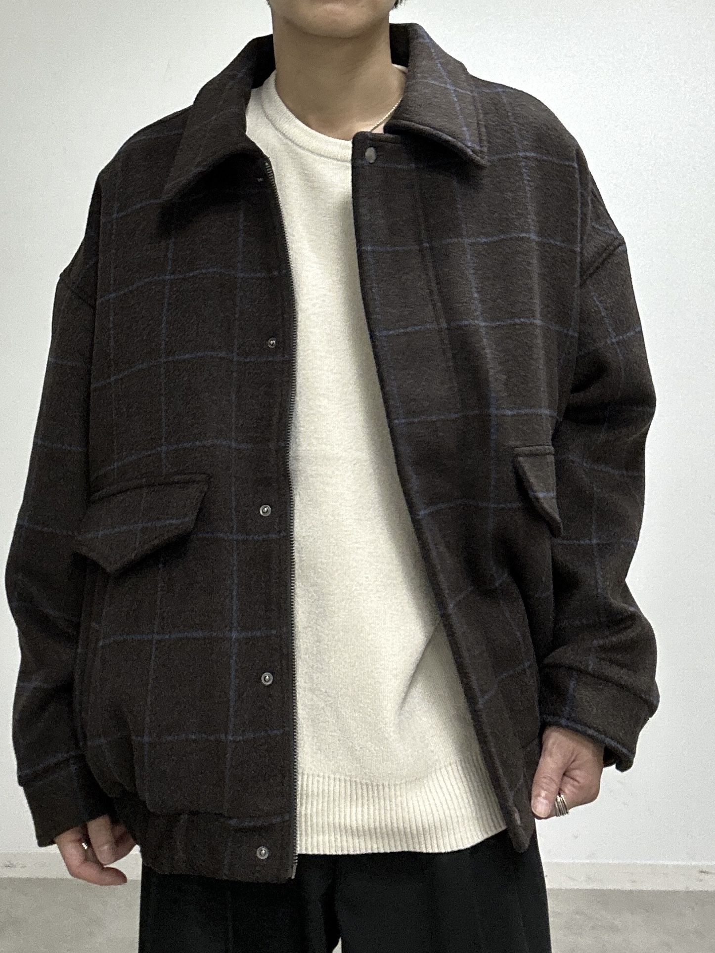 ドイさんの「tk.TAKEO KIKUCHI｜2タックワイドスラックス」を使ったコーディネート