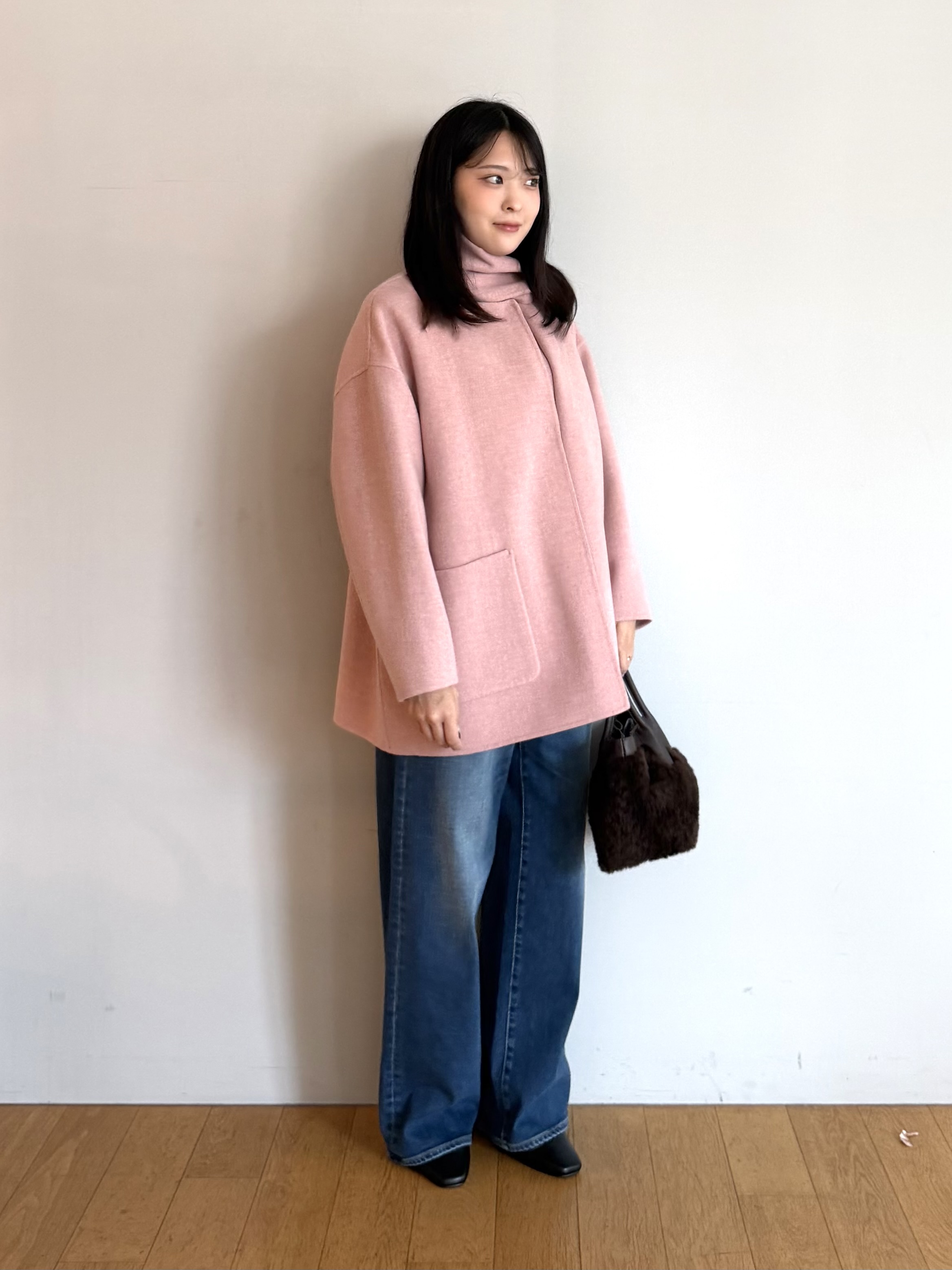 ririkaさんの「UNTITLED｜【店頭人気！/8色展開】ボリュームスリーブニットプルオーバー」を使ったコーディネート