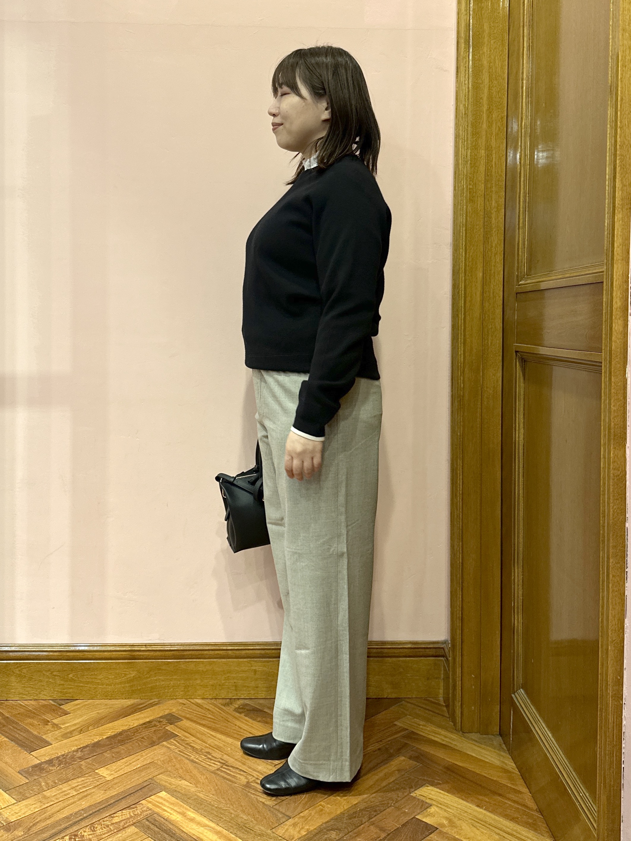 komatsuさんの「DRESSTERIOR｜【STORY11月号掲載/マシンウォッシャブル】コットンカシミヤニット」を使ったコーディネート