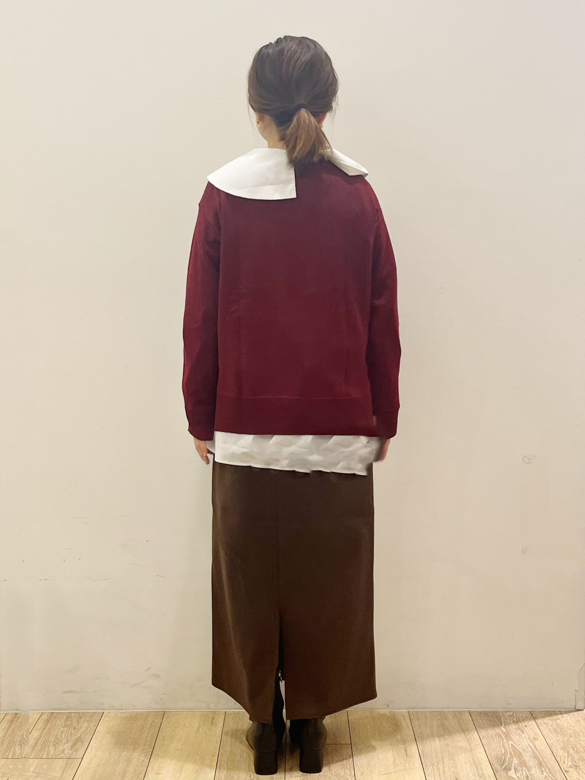 kcさんの「OPAQUE.CLIP｜ビックカラー リボンタイ付きシャツブラウス【洗濯機OK】」を使ったコーディネート
